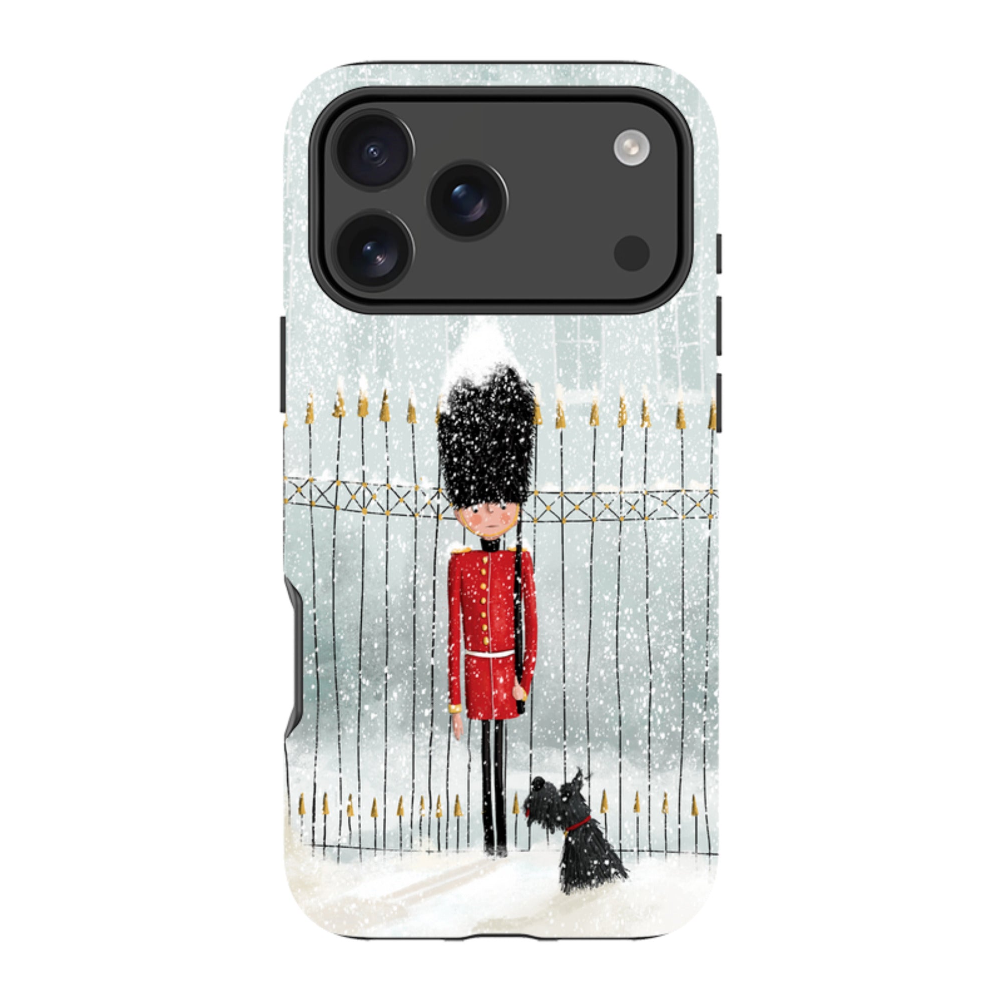 iPhone Tough Case - London In Snow By Maja Lindberg