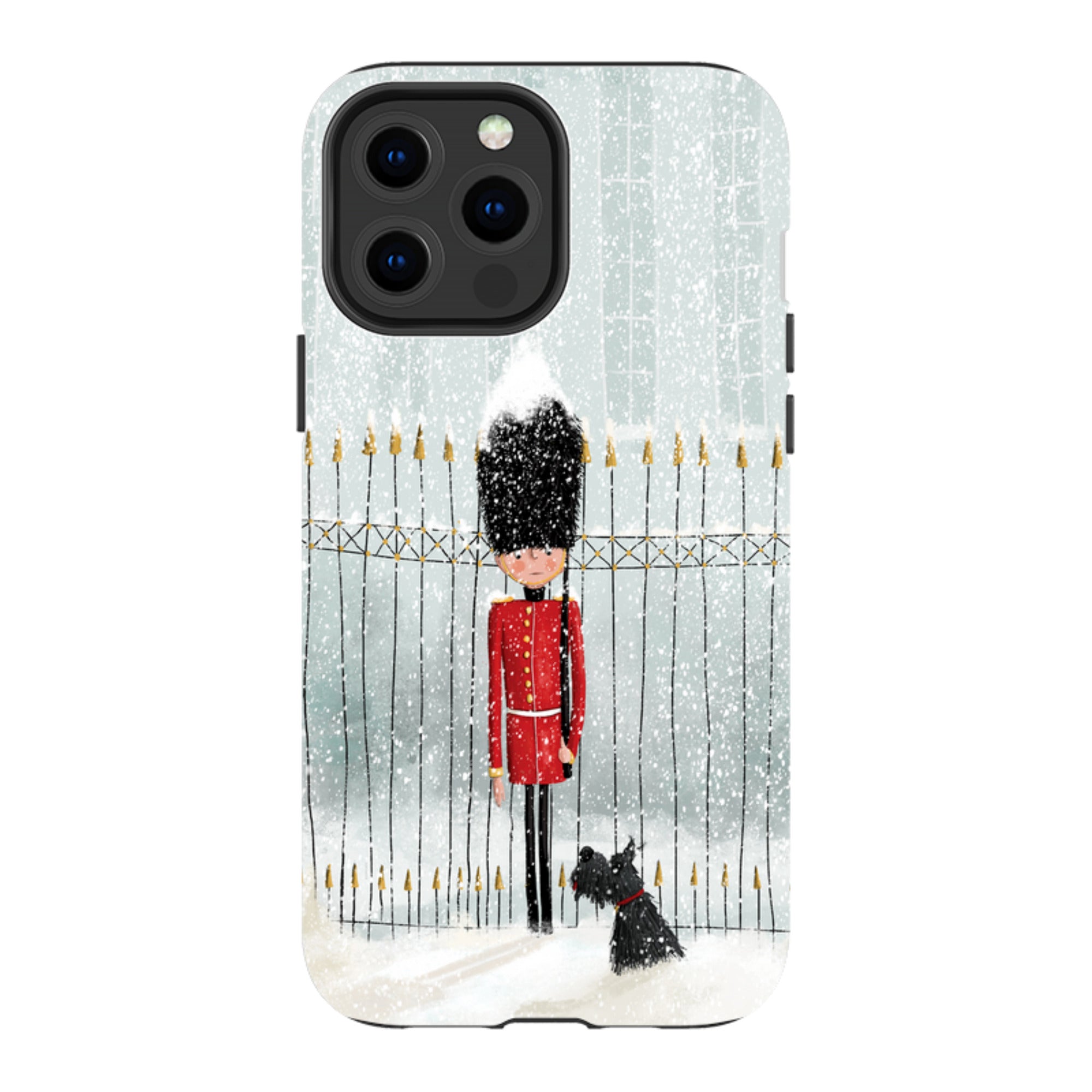 iPhone Tough Case - London In Snow By Maja Lindberg