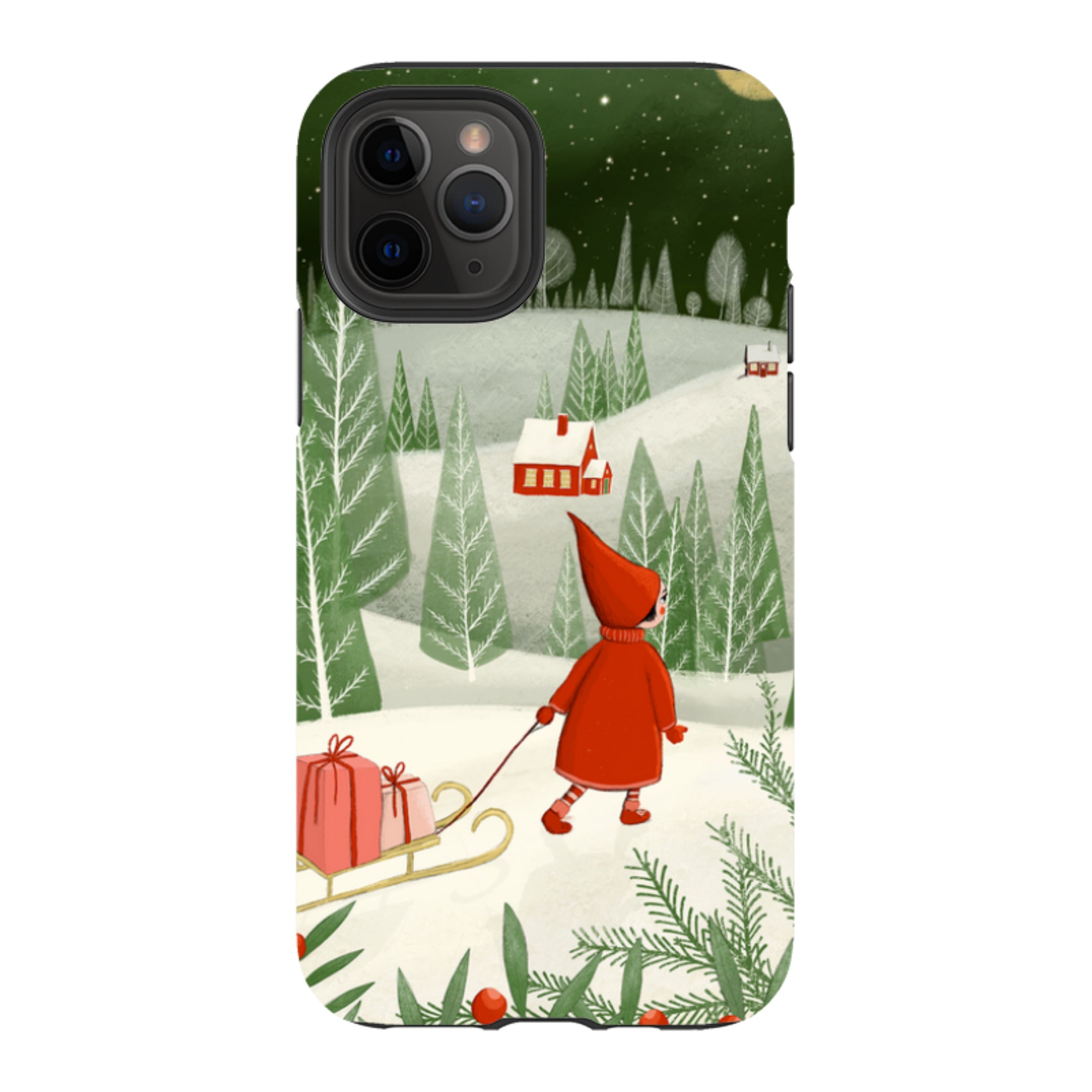 iPhone Tough Case - Christmas Night By Maja Lindberg