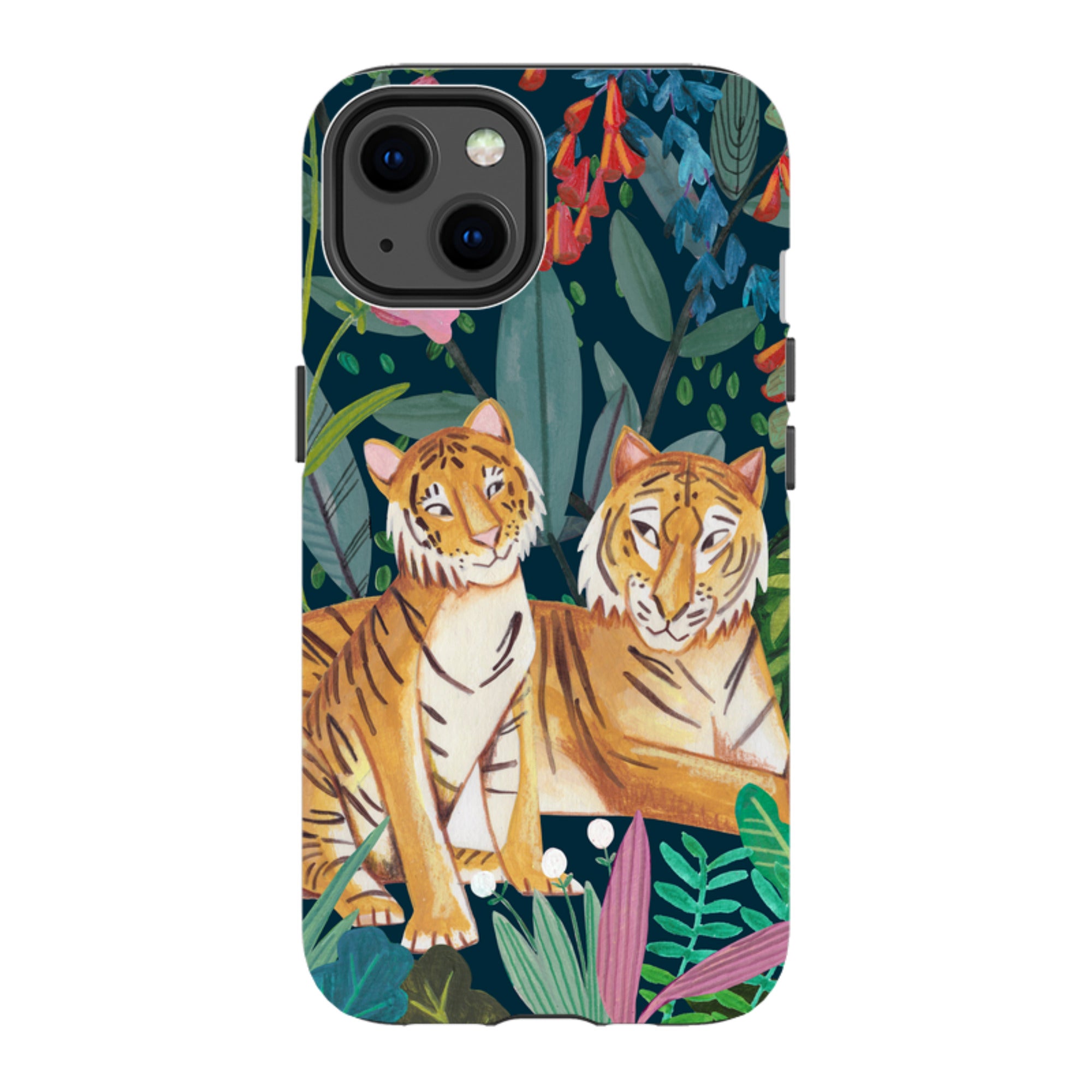iPhone MagSafe Tough Case -  Tiger By Caroline Bonne Muller