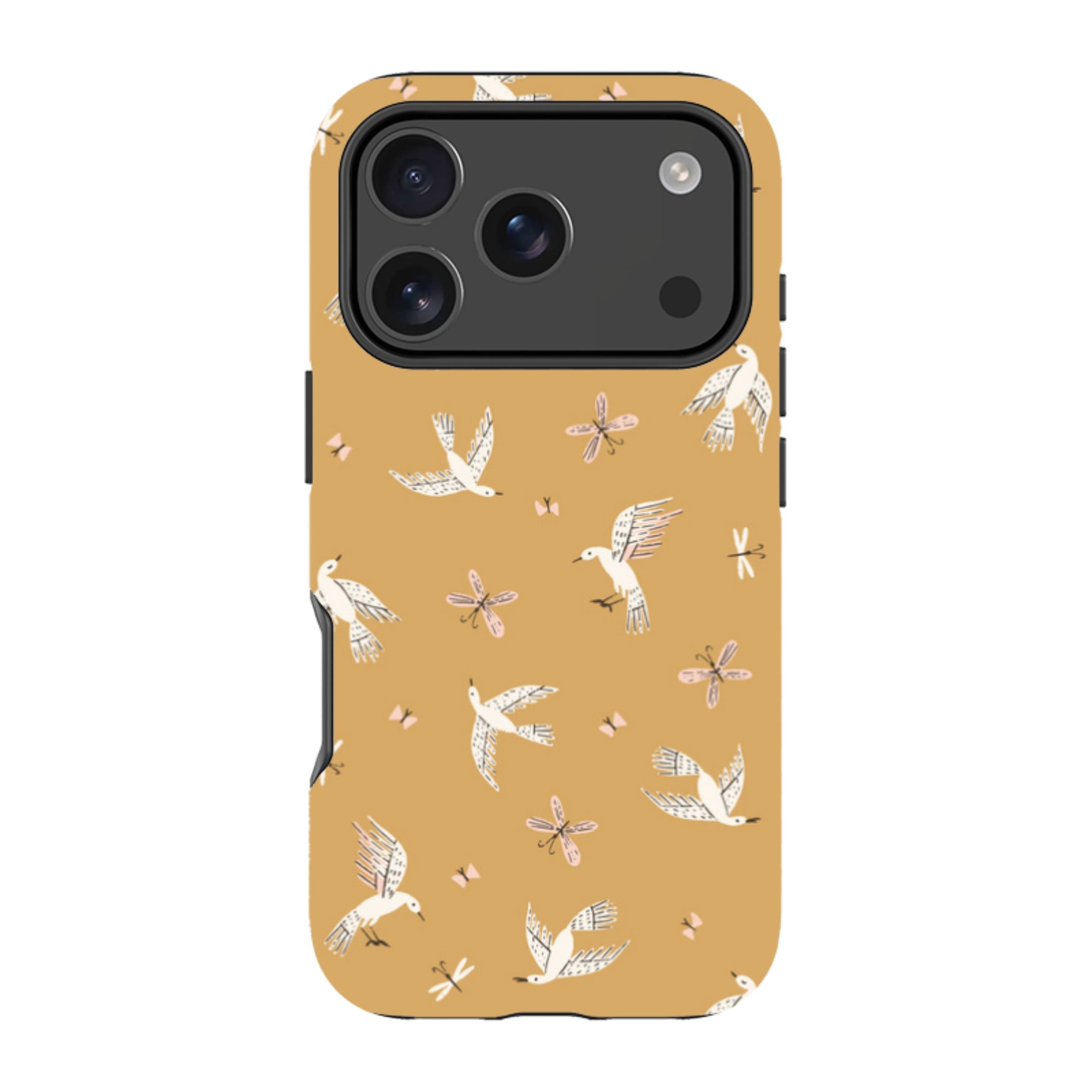 iPhone Tough Case - Birds And Butterflies By Meghann Rader