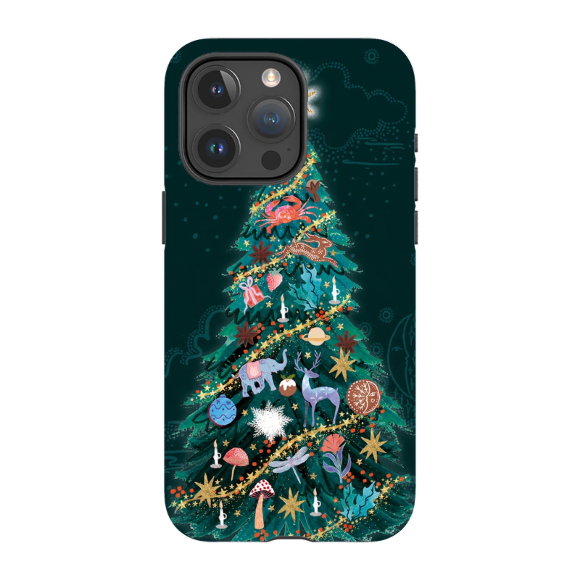 iPhone Tough Case - Kitsch Tree By Emma Frances Grant