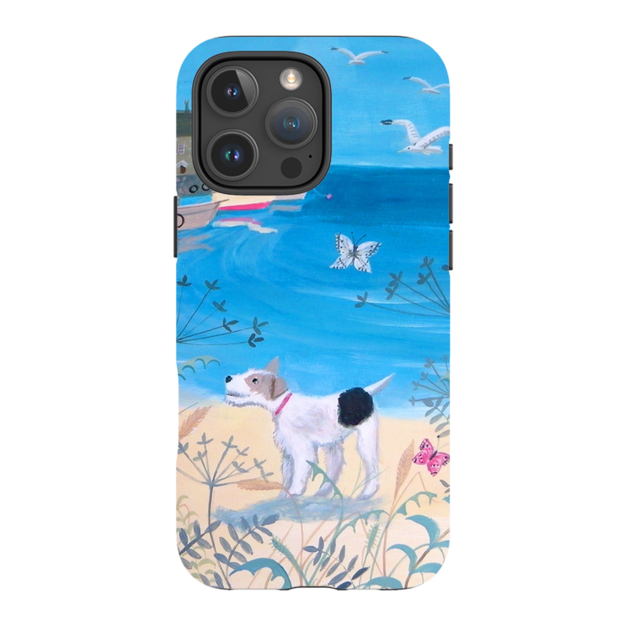 iPhone Tough Case - Seaside Dog By Mary Stubberfield