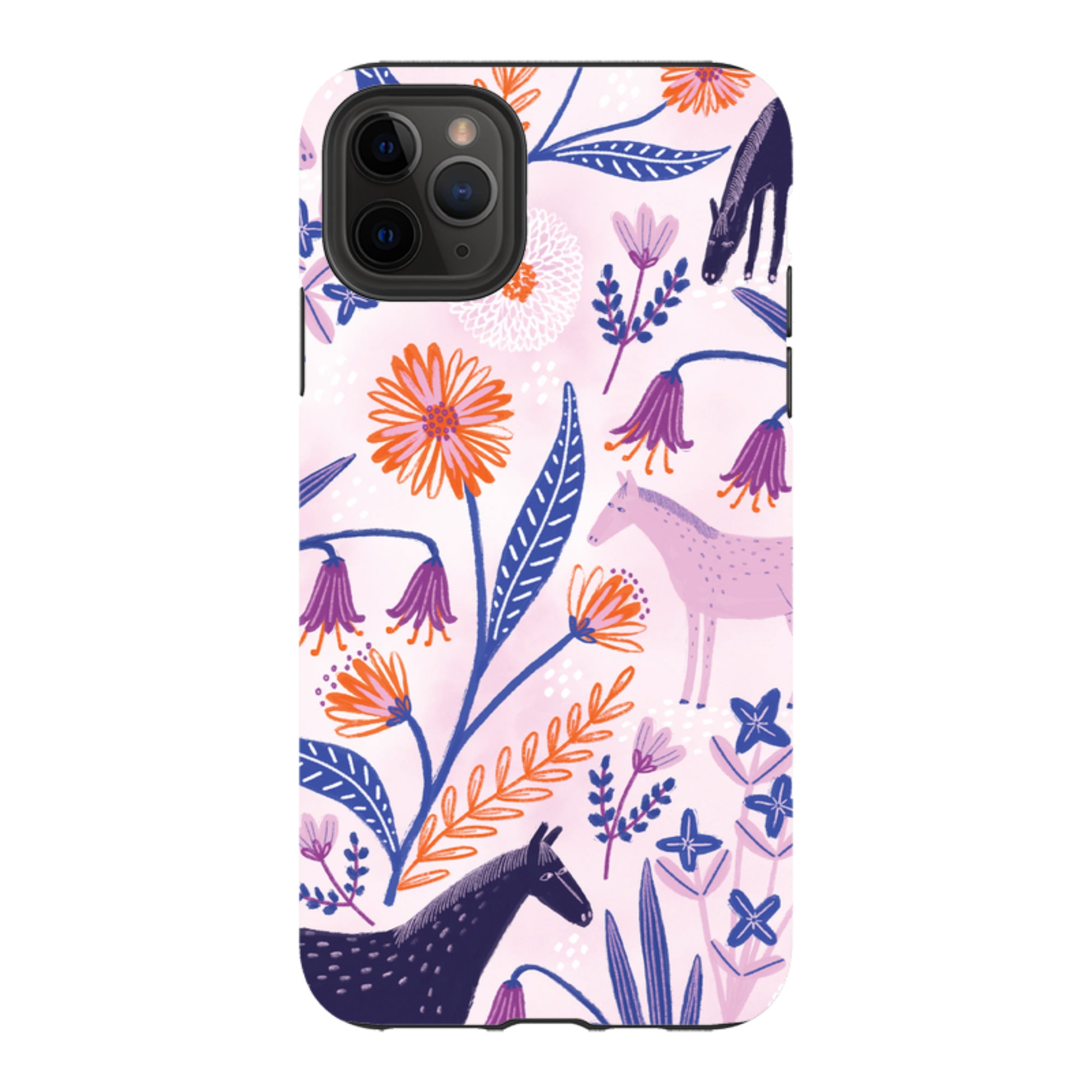 iPhone Tough Case - Wild Ponies By Lee Foster Wilson