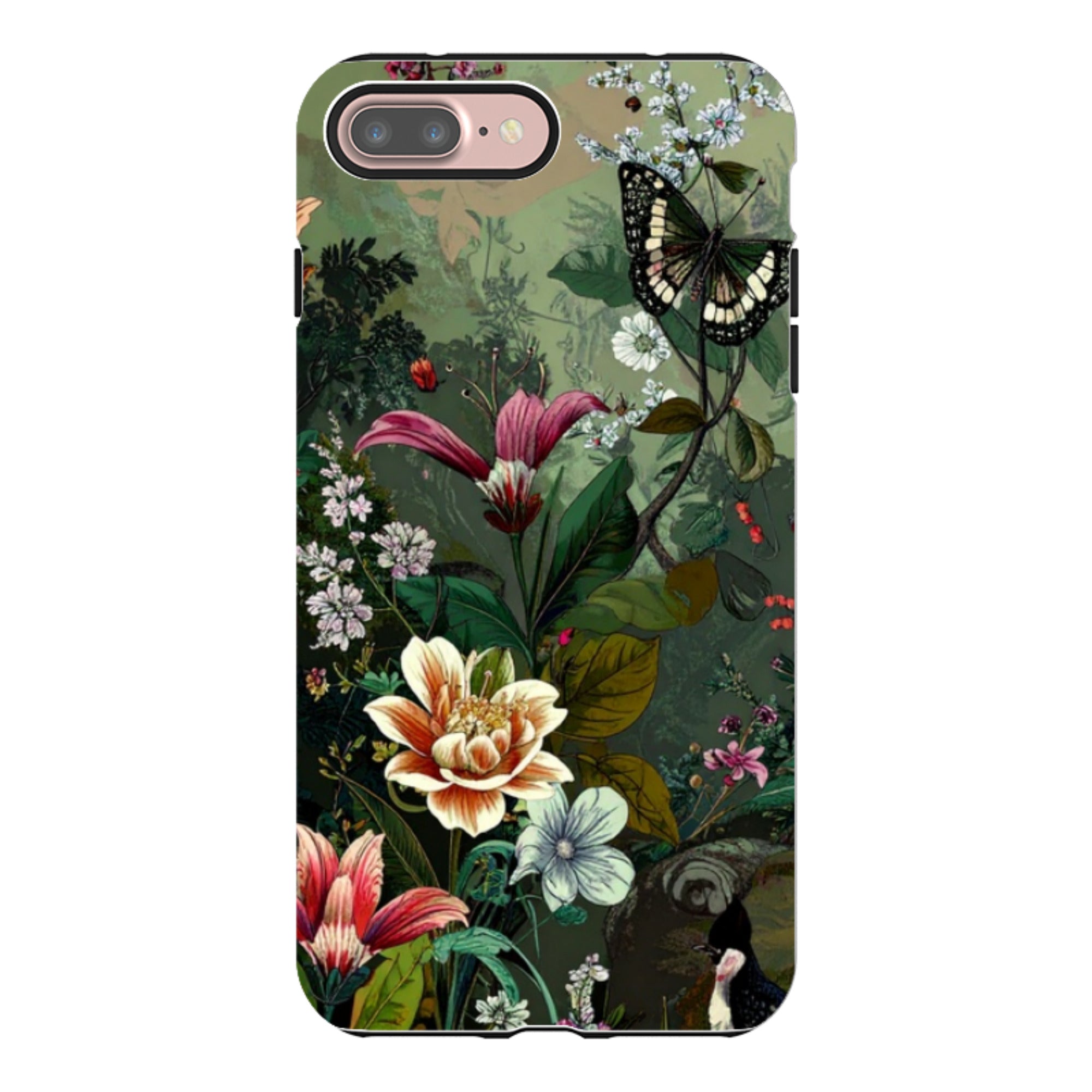 iPhone Tough Case - Green Vyne Butterfly