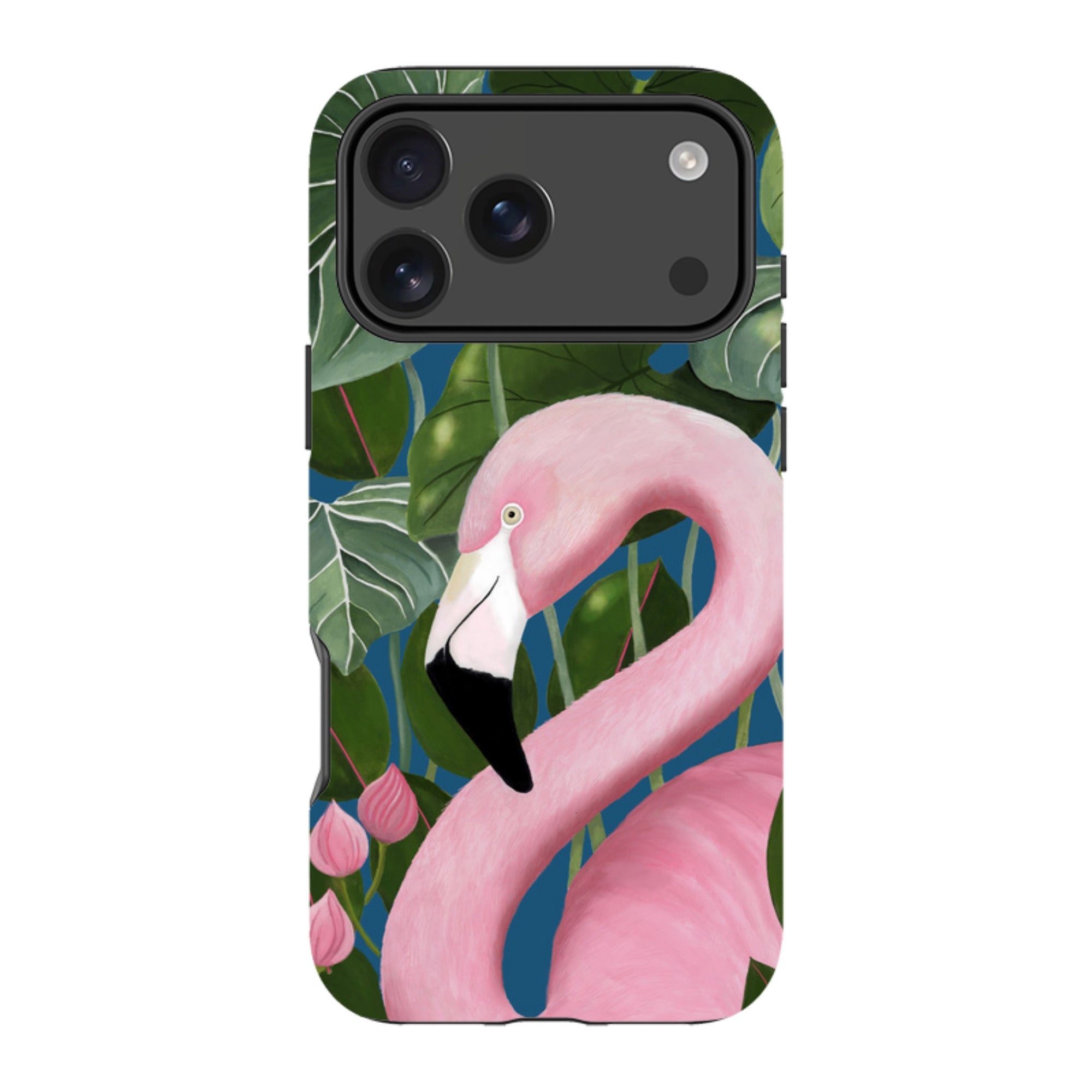 iPhone Tough Case - Flamingo By Bex Parkin
