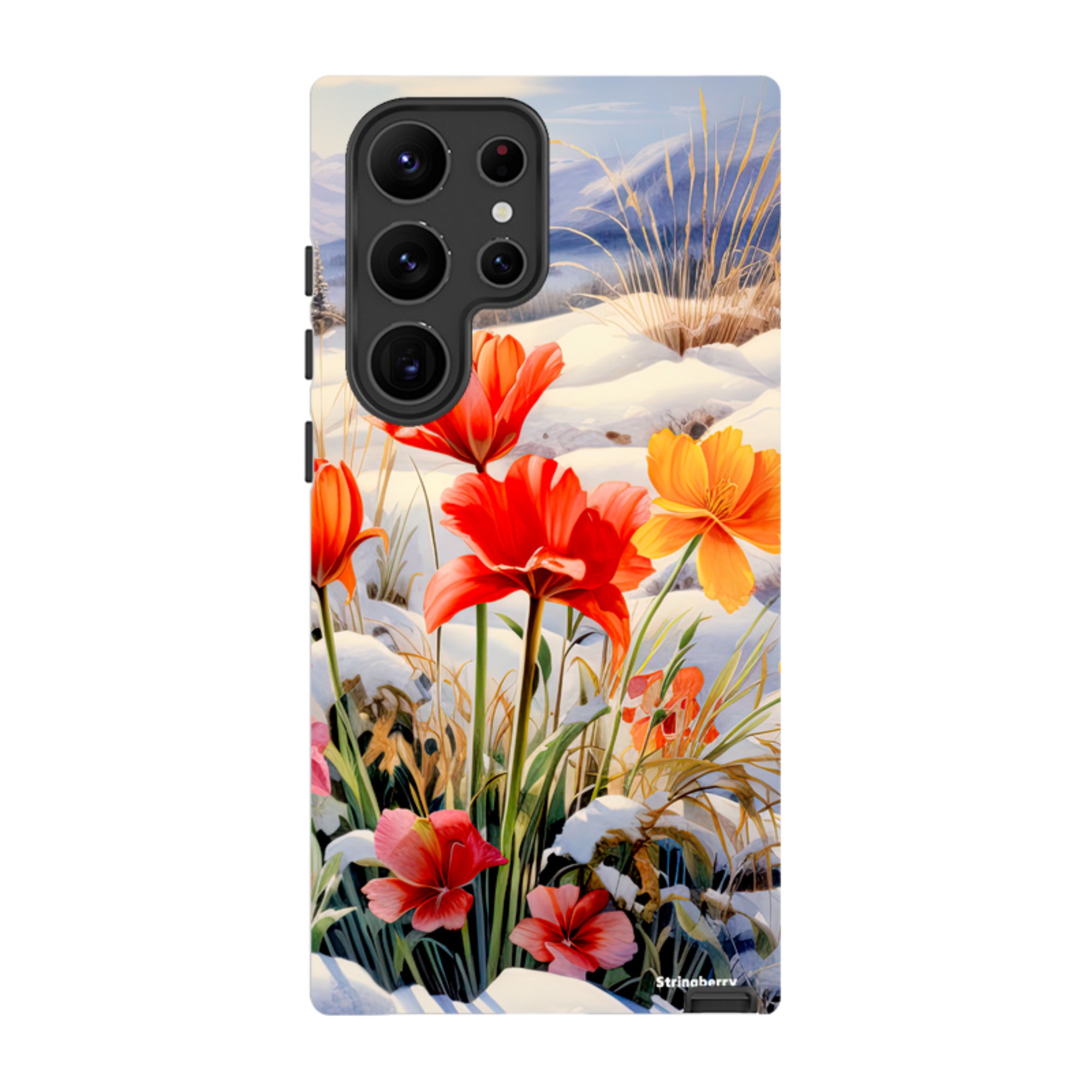 Samsung Tough Case - Winter Wild Flowers III