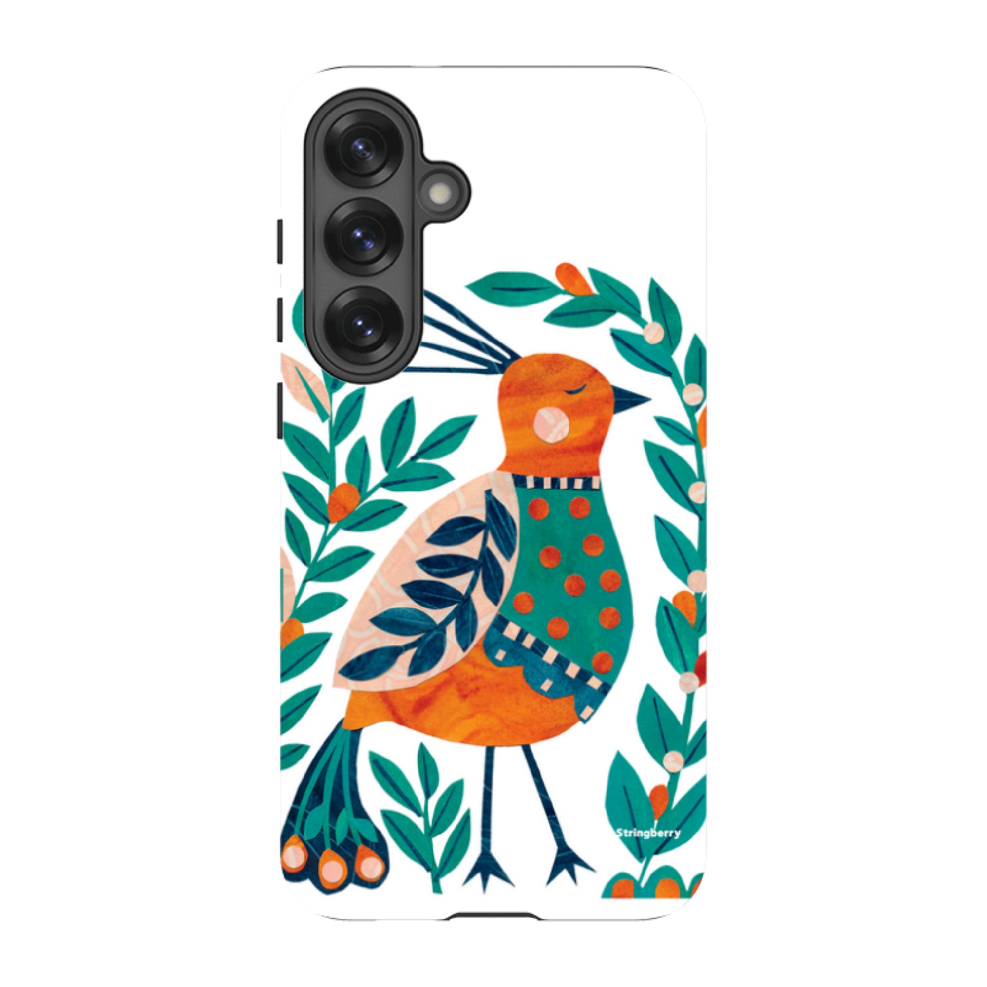 Samsung Tough Case - Folk Peacock By Tracey English