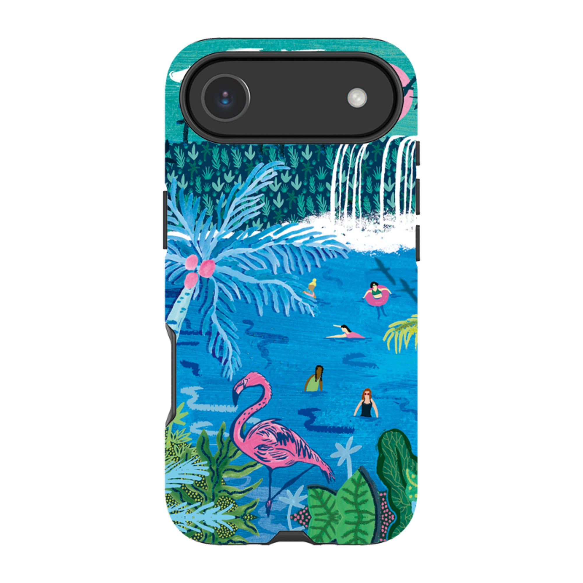 iPhone Tough Case - Palm Pool By Emma Frances Grant