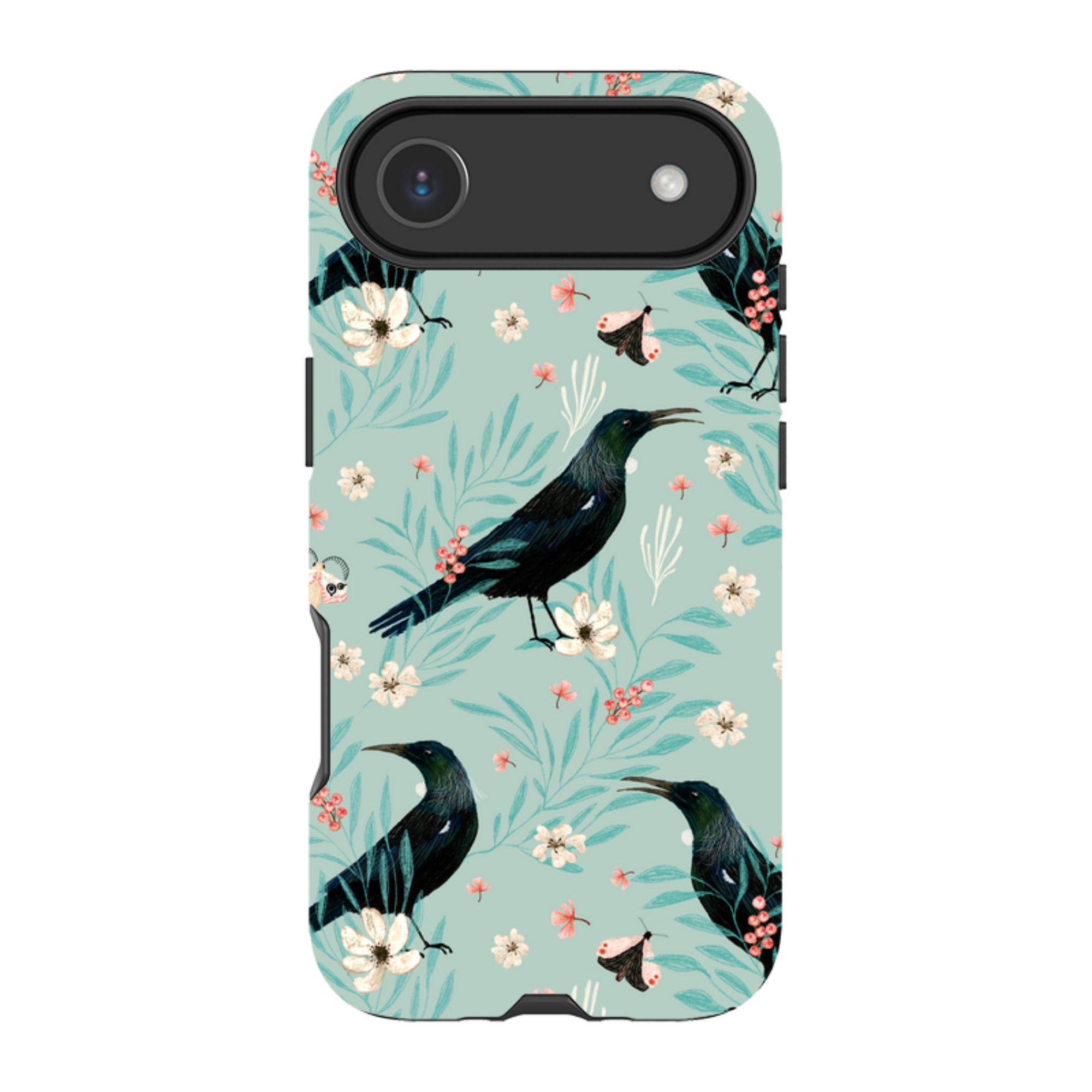 iPhone MagSafe Tough Case - Tui Light Blue By Katherine Quinn