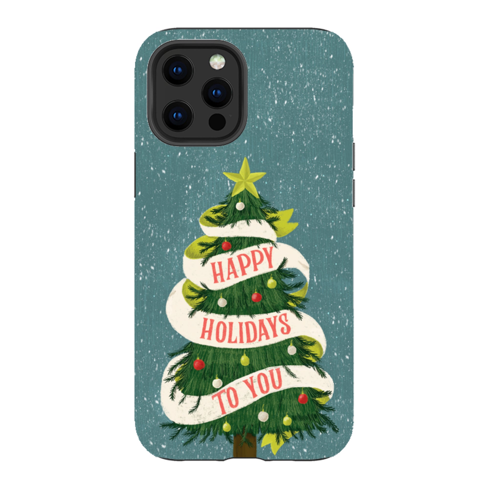 iPhone Tough Case - Happy Holidays By Abby Jacobs