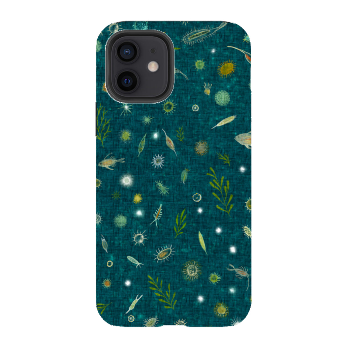 iPhone Tough Case - Plankton - Steel Blue By Katherine Quinn