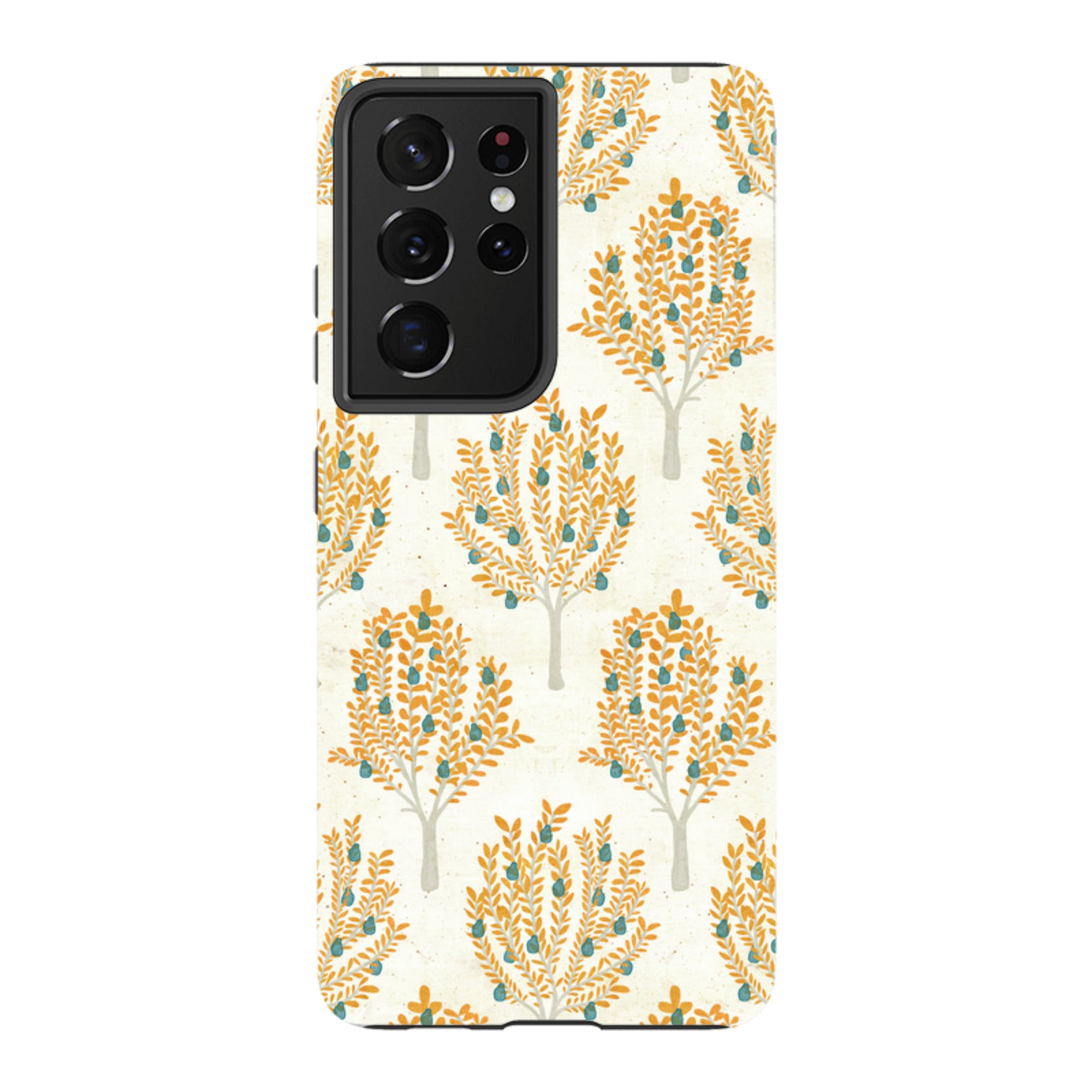 Samsung Tough Case - Pear Trees Cream By Katherine Quinn
