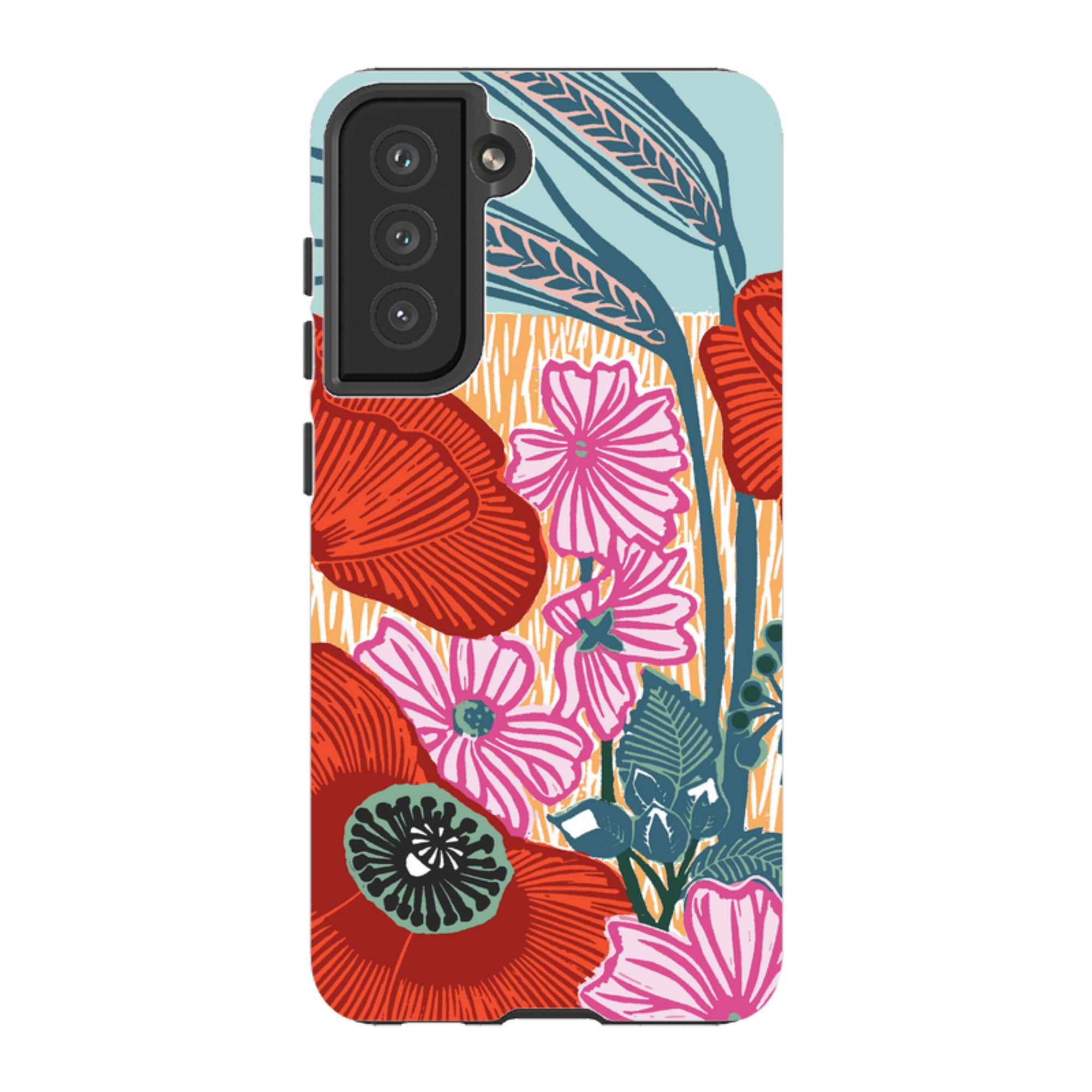 Samsung Tough Case - Wild Poppies By Kate Heiss
