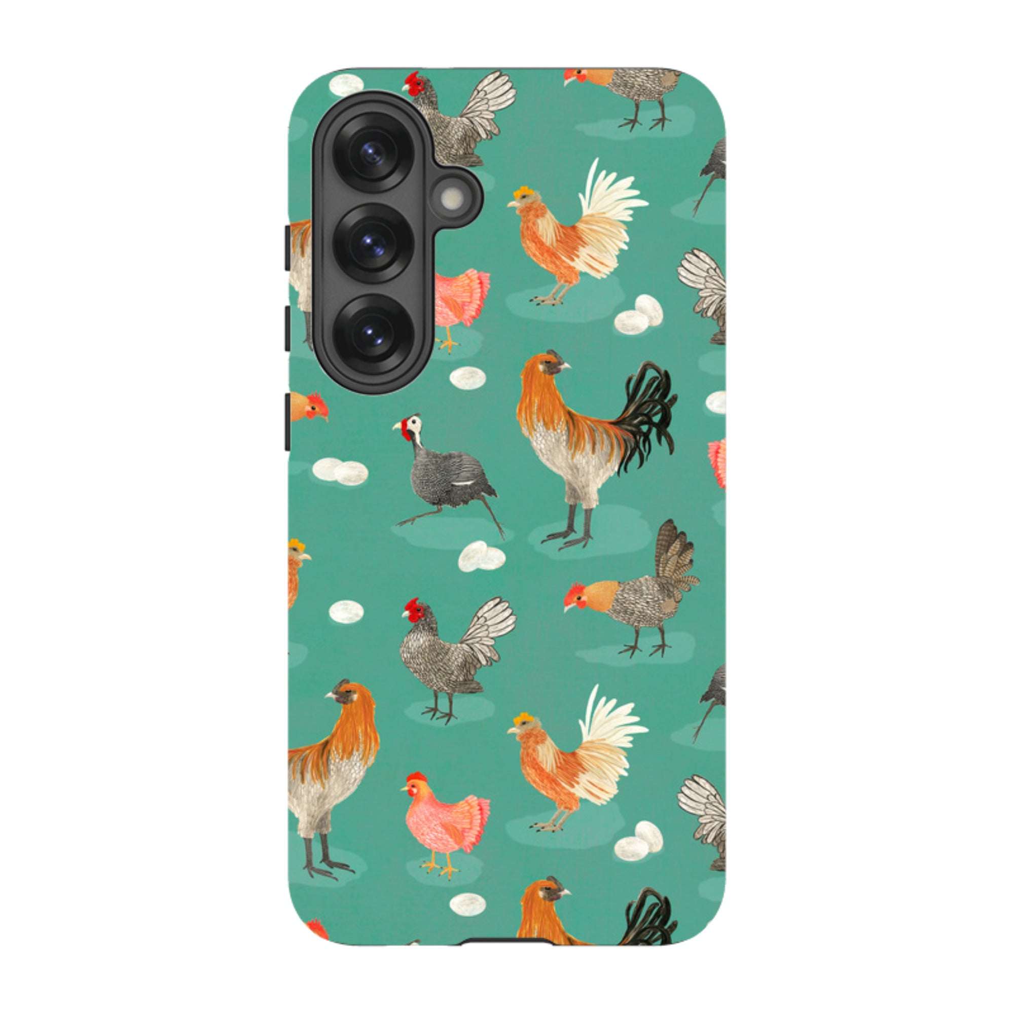 Samsung Tough Case - Chicken Teal By Katherine Quinn