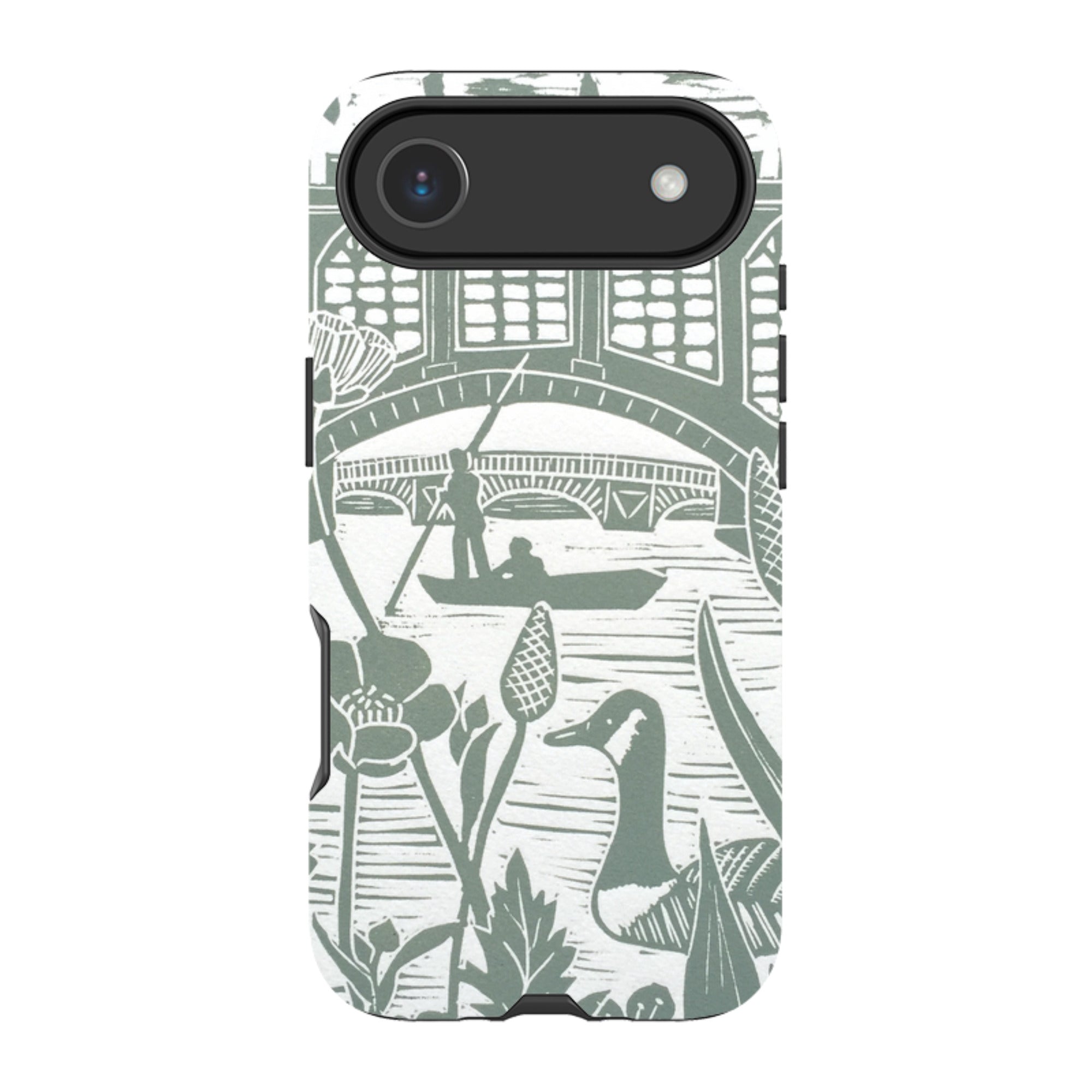 iPhone Tough Case - Punting At Cambridge By Kate Heiss