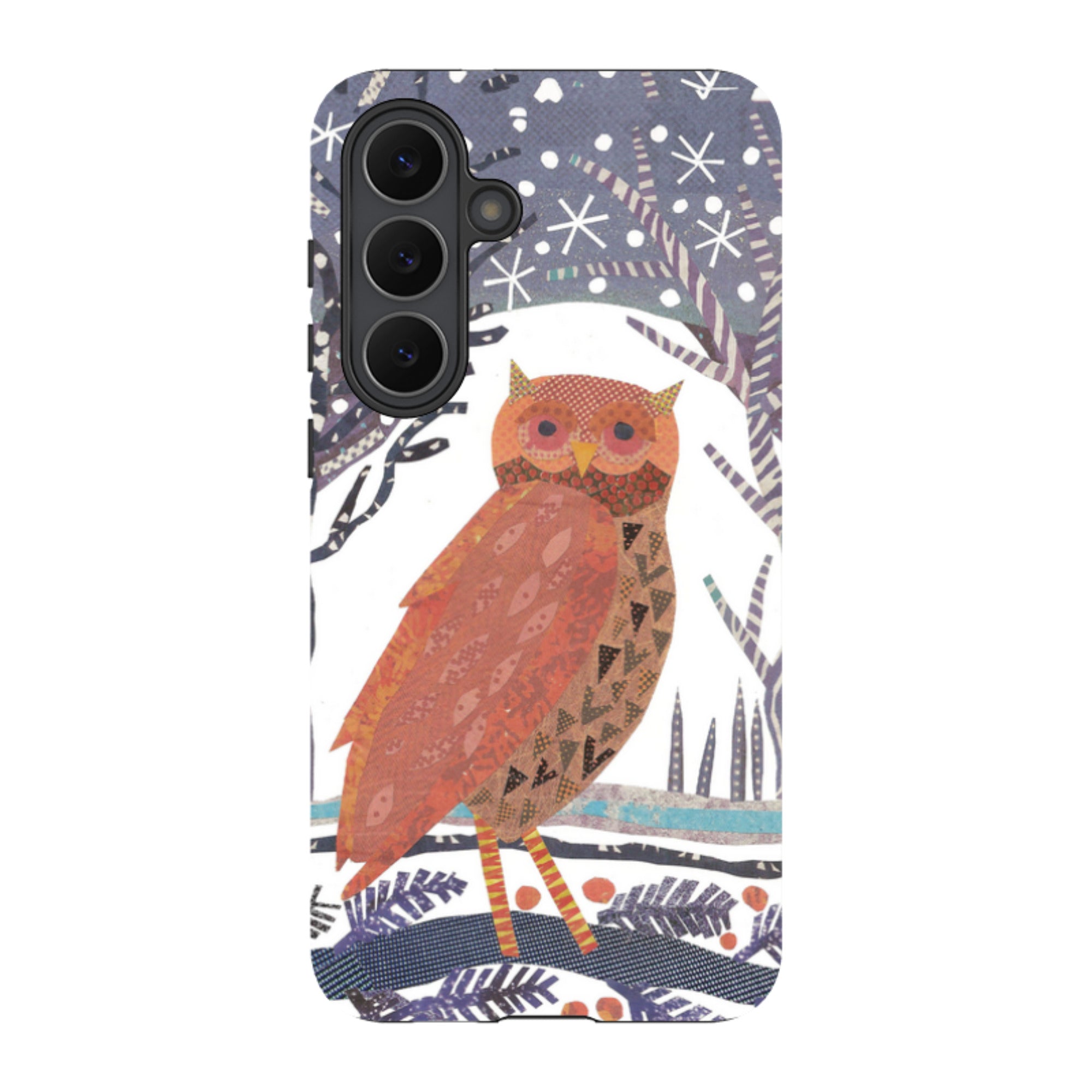 Samsung Tough Case - Winter Owl By Jane Robbins
