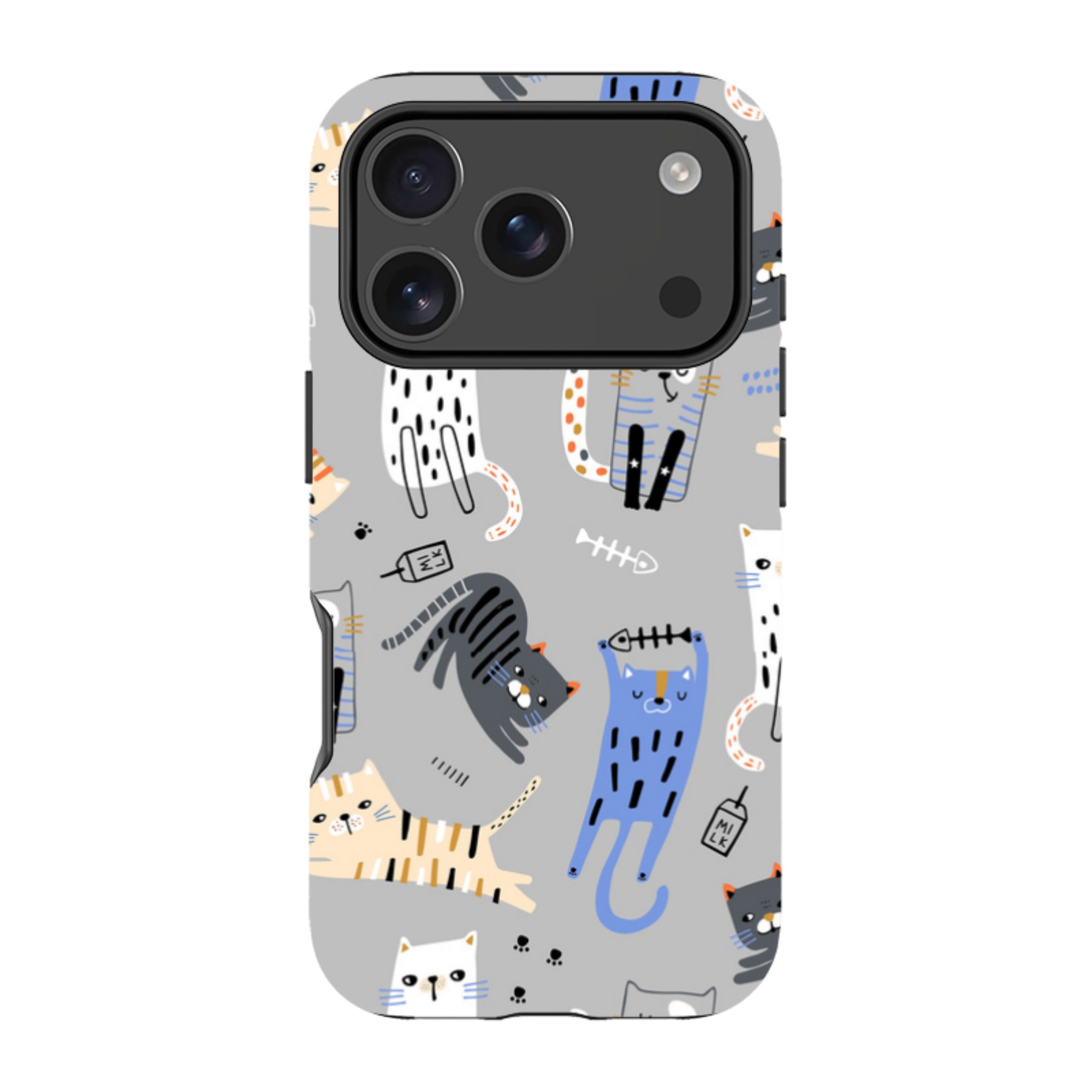 iPhone Tough Case - Cat And Bone