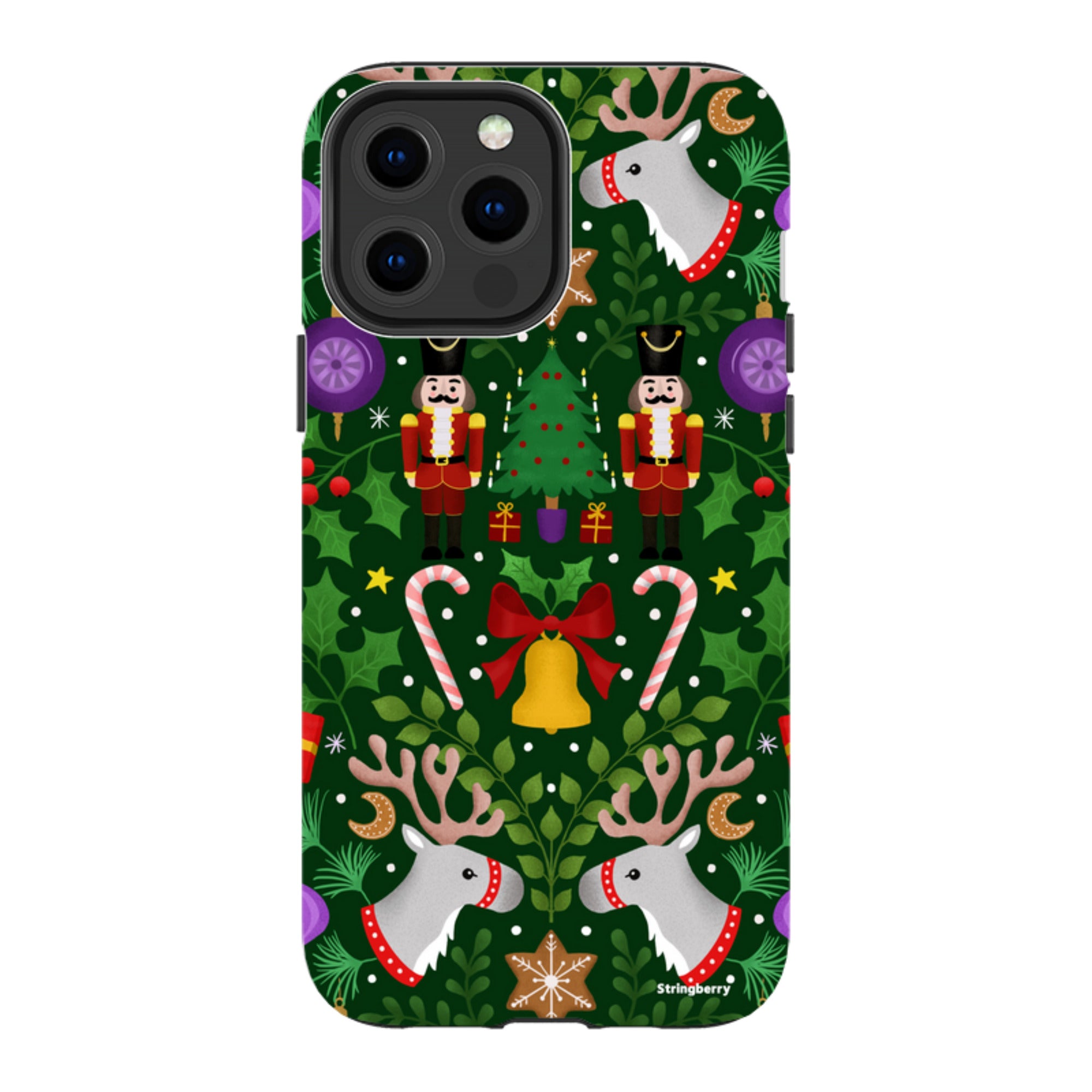 iPhone MagSafe Tough Case - Xmas Pattern I By Bex Parkin