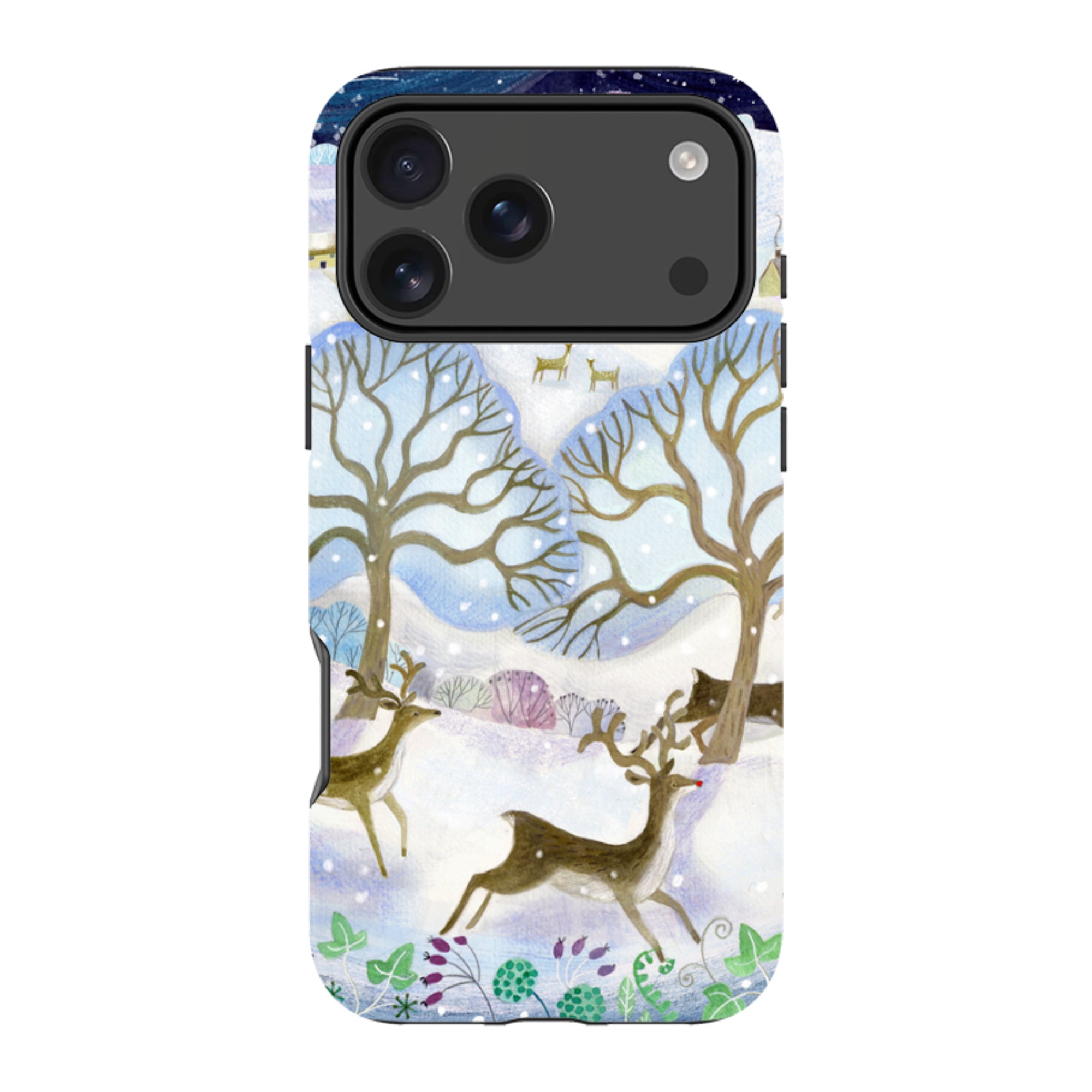 iPhone MagSafe Tough Case -  Winter Deer By Bex Parkin