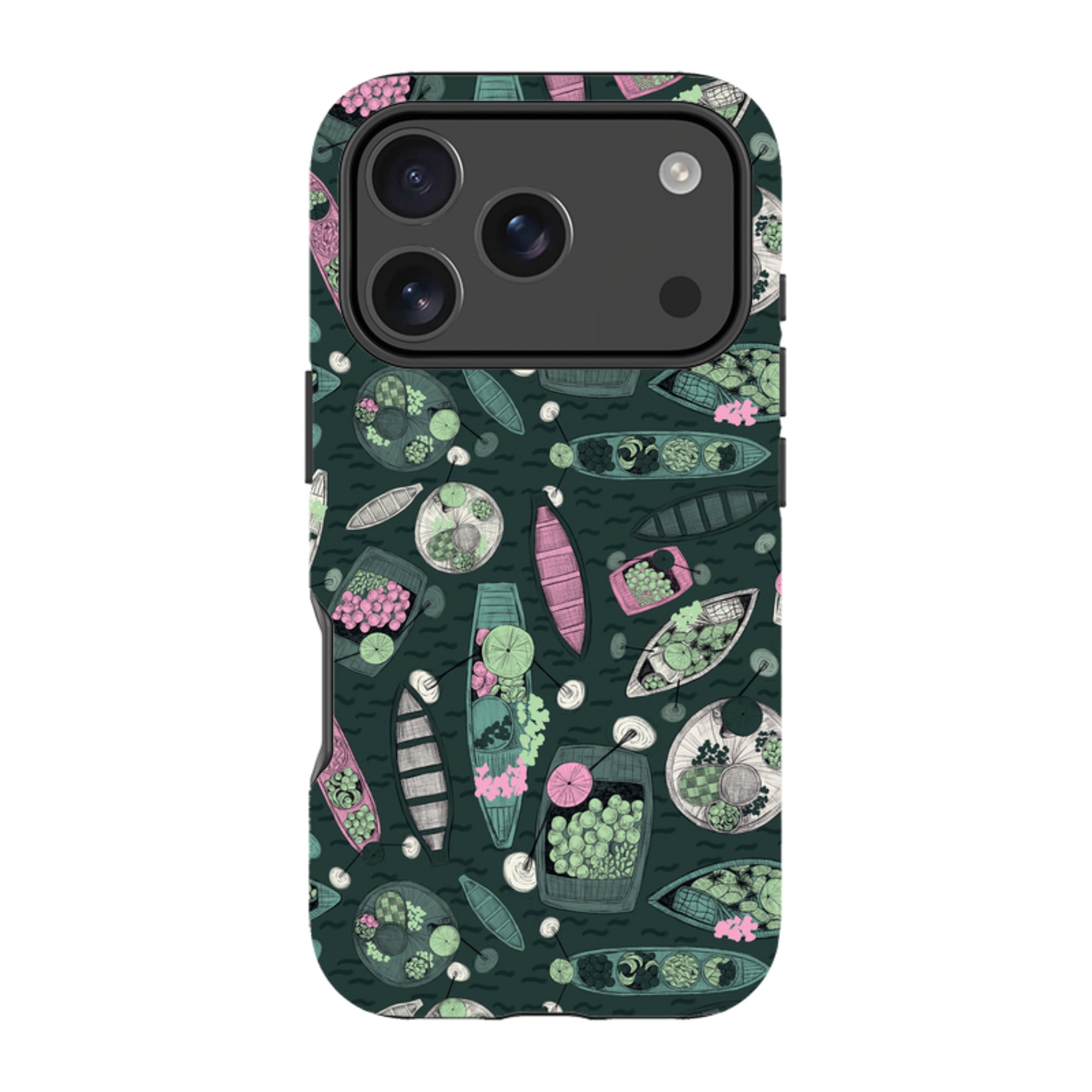 iPhone Tough Case - Floating Markets A By Jade Mosinski