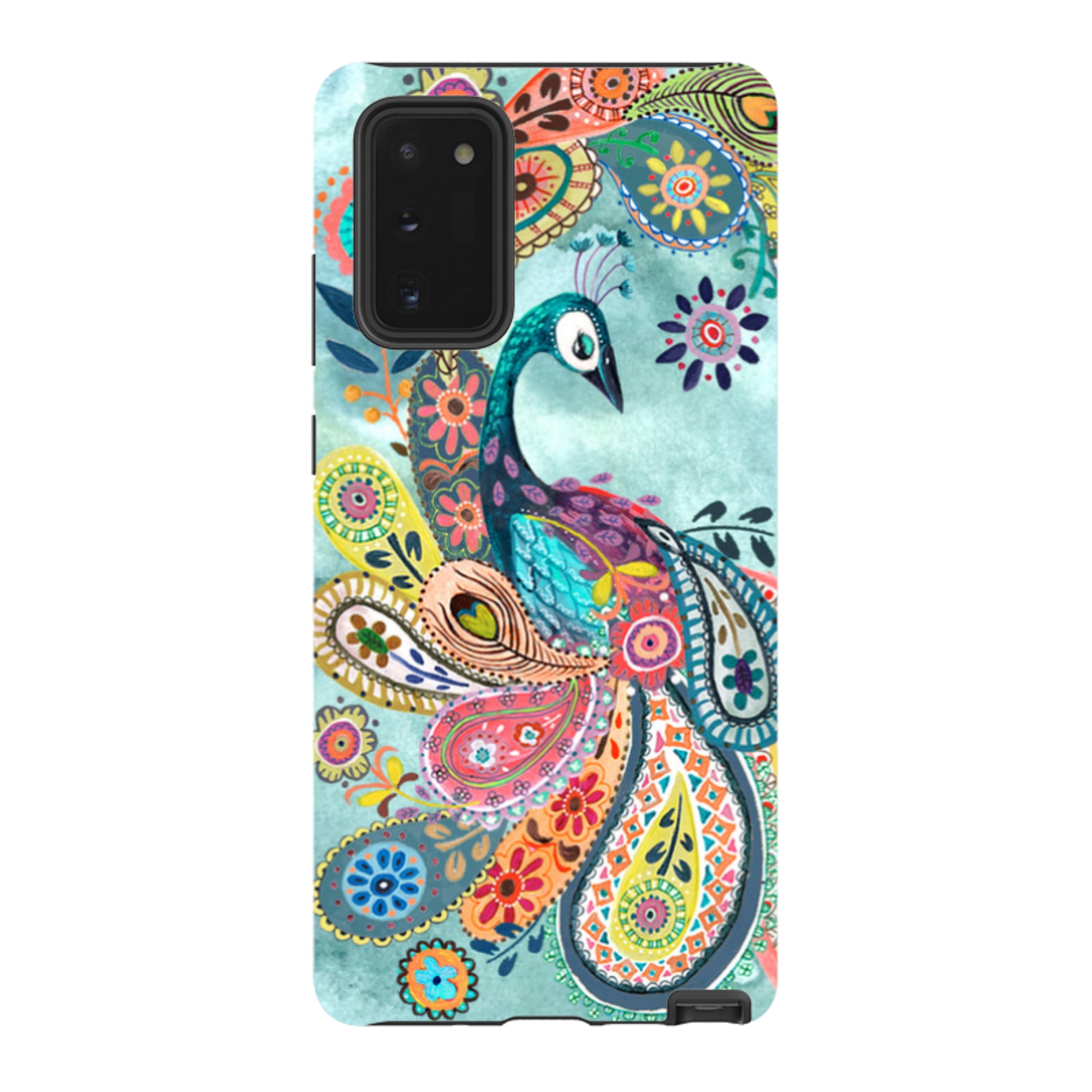Samsung Tough Case - Peacock Dreams By Caroline Bonne Muller