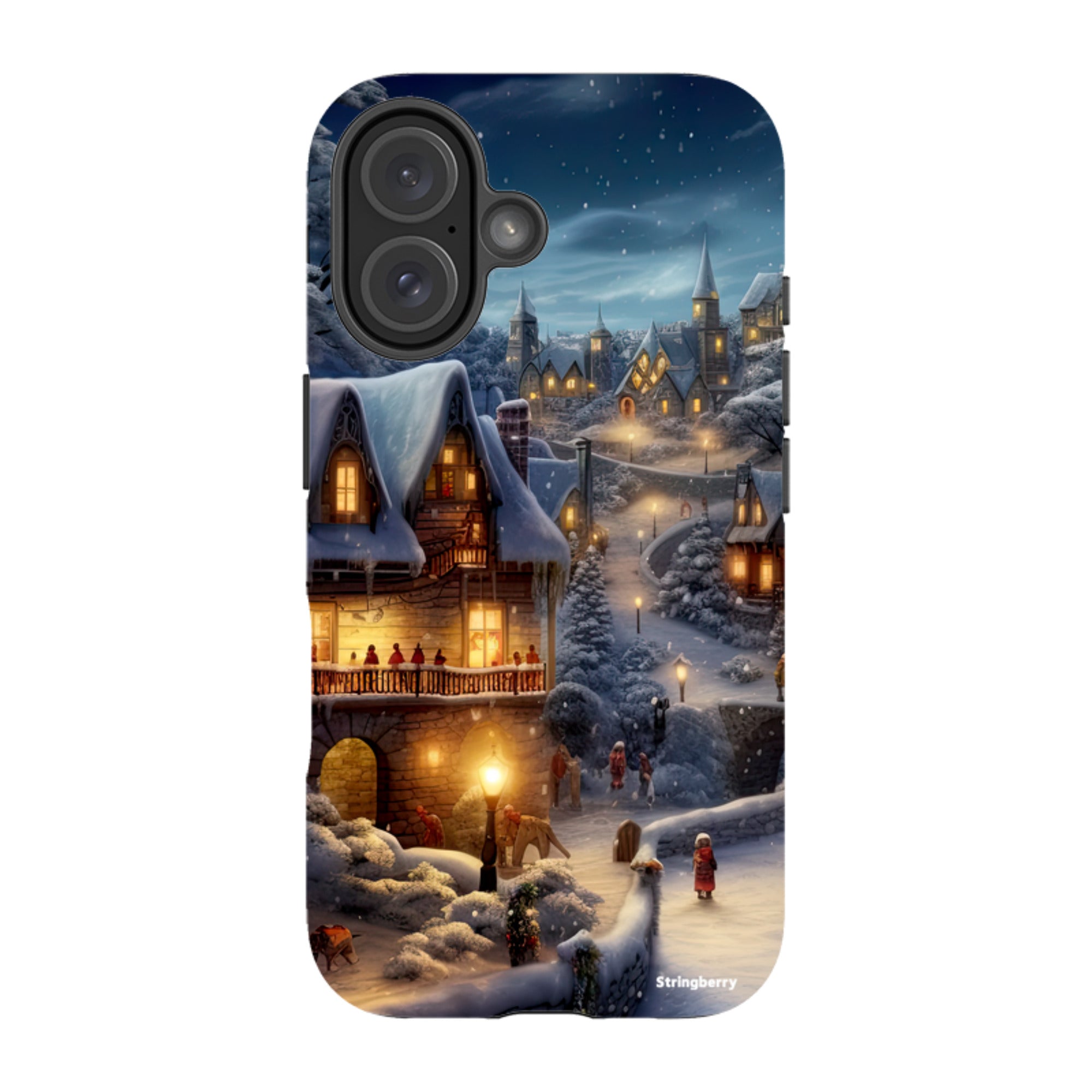 iPhone Tough Case - Scandinavian Winter Night
