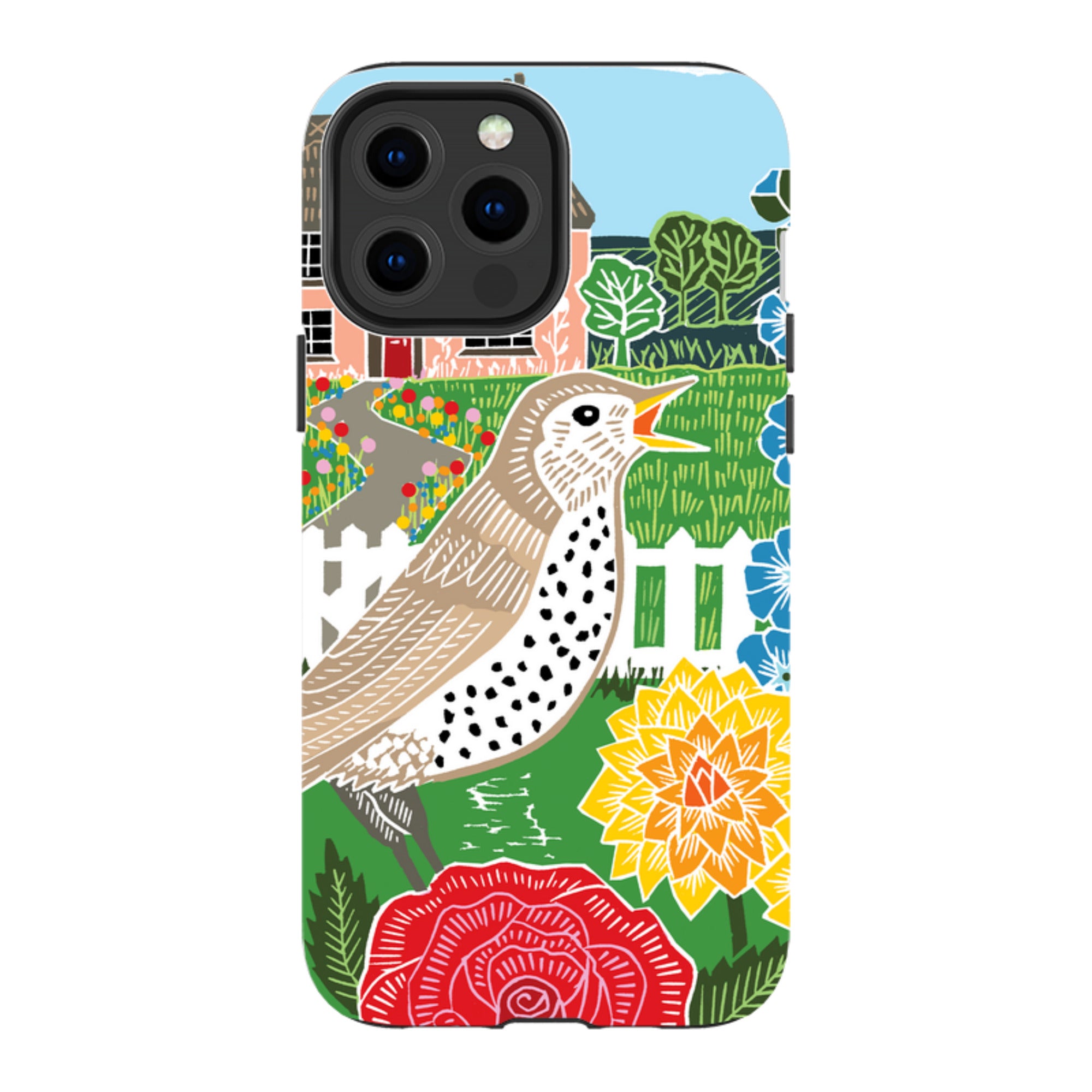 iPhone Tough Case - Cottage Garden By Kate Heiss
