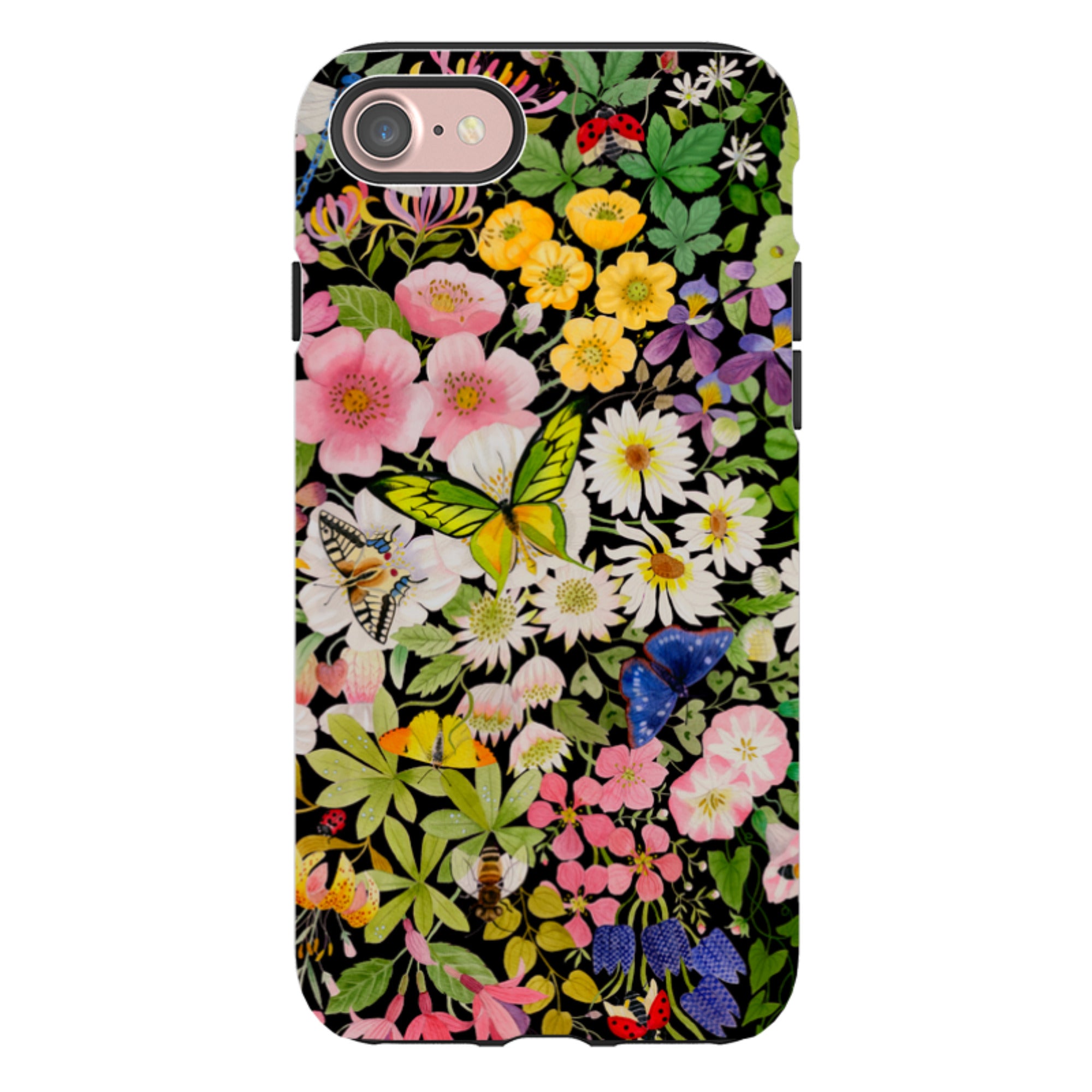 iPhone Tough Case - Wild Flowers By Bex Parkin