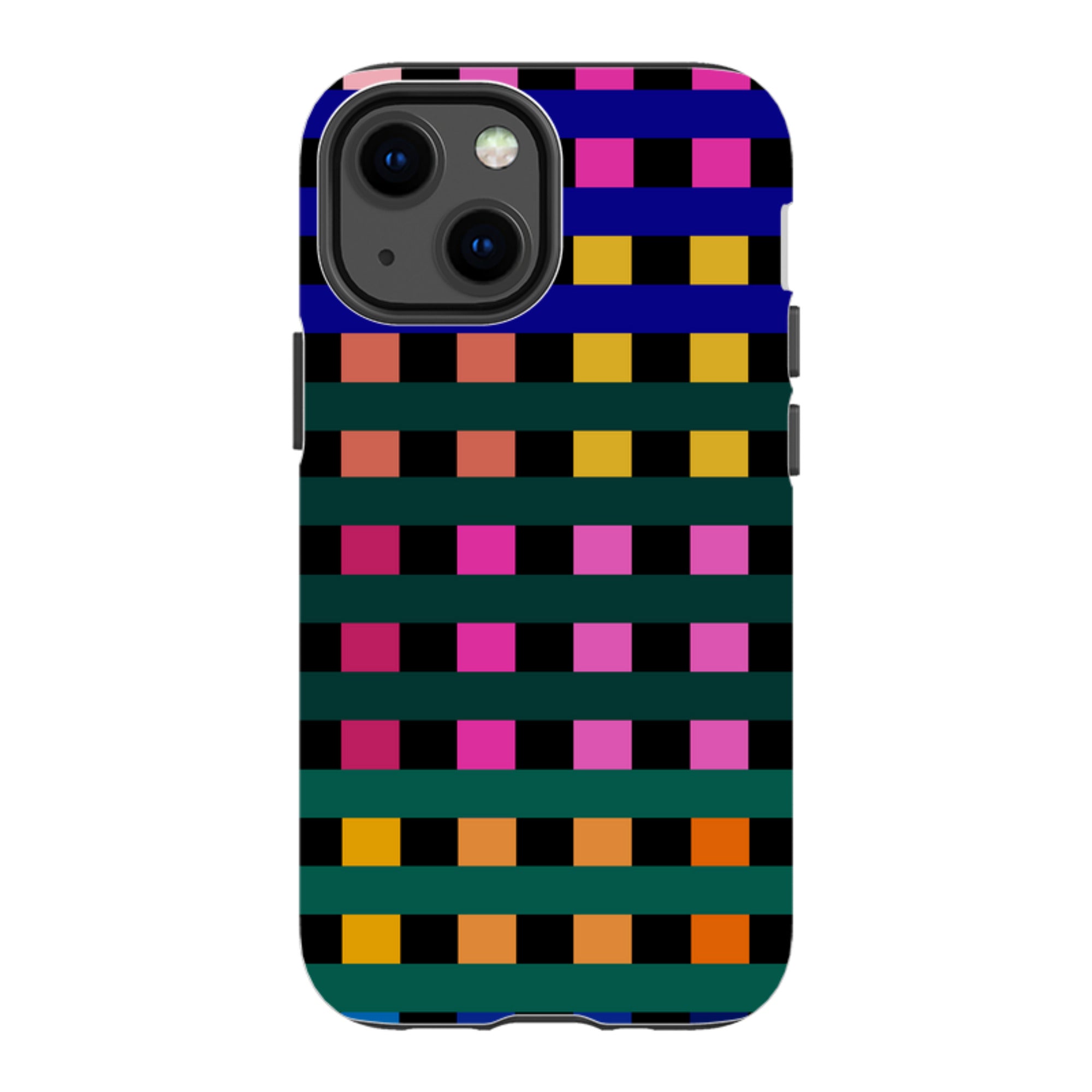 iPhone Tough Case - Newton Check By Kitty Joseph