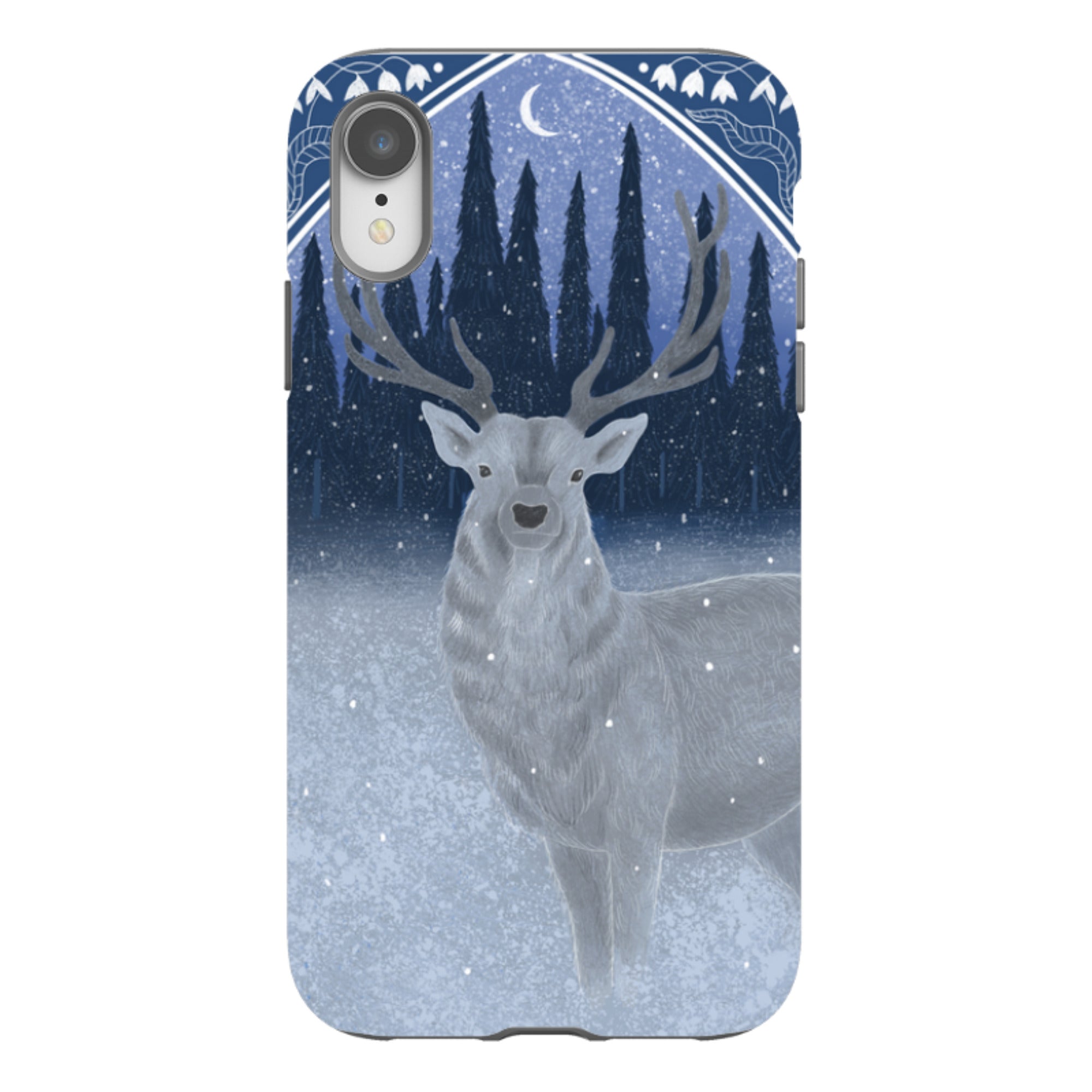 iPhone Tough Case - Winter Stag By Bex Parkin