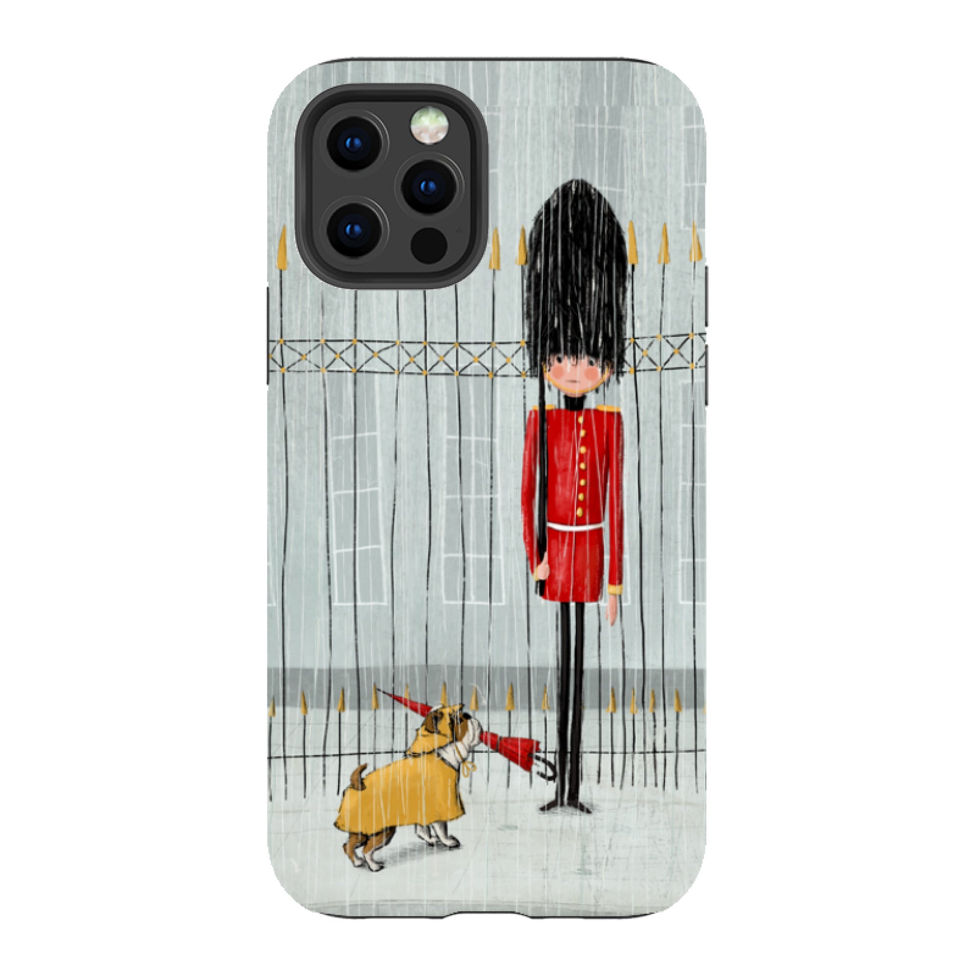 iPhone Tough Case - London In Rain By Maja Lindberg