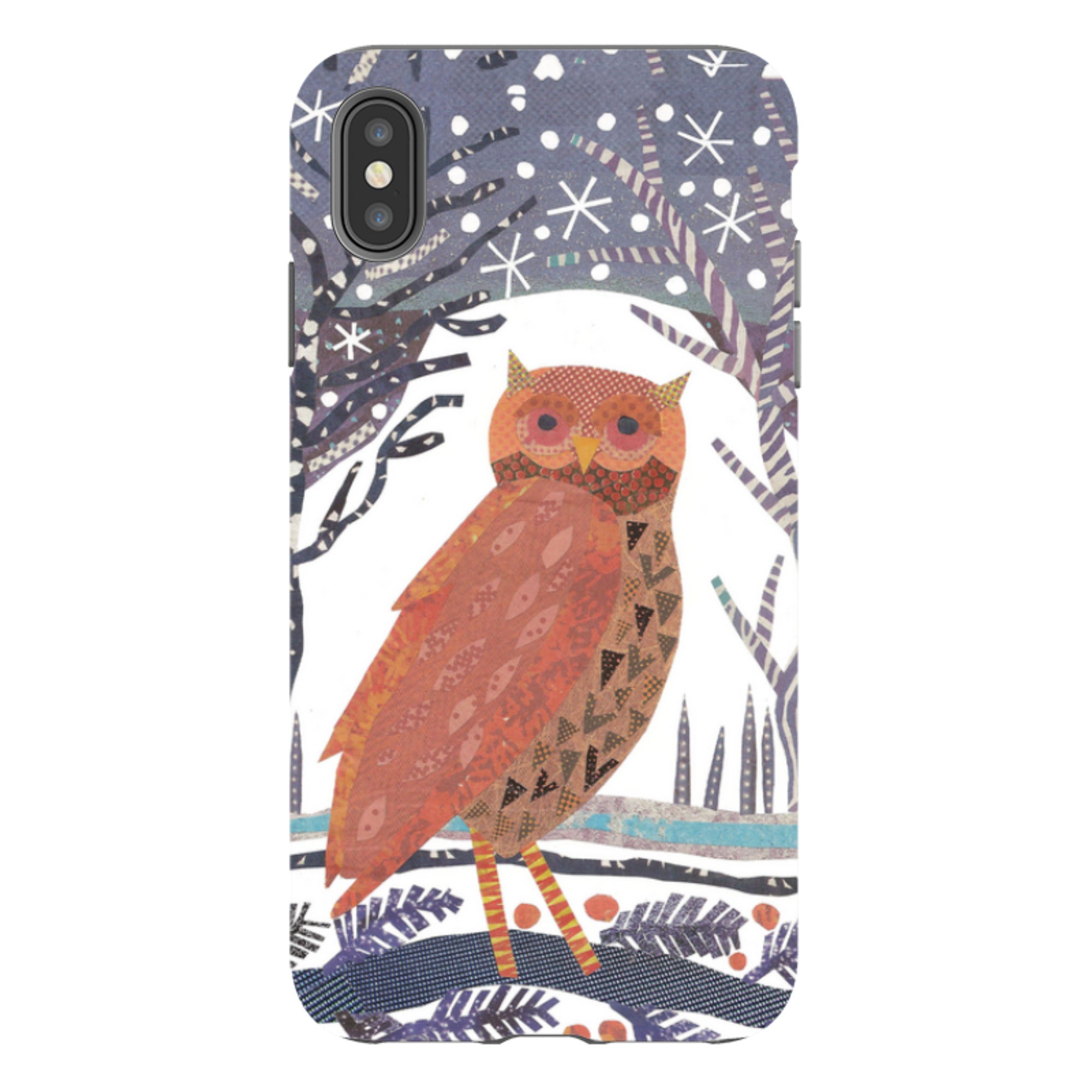 iPhone Tough Case - Winter Owl By Jane Robbins