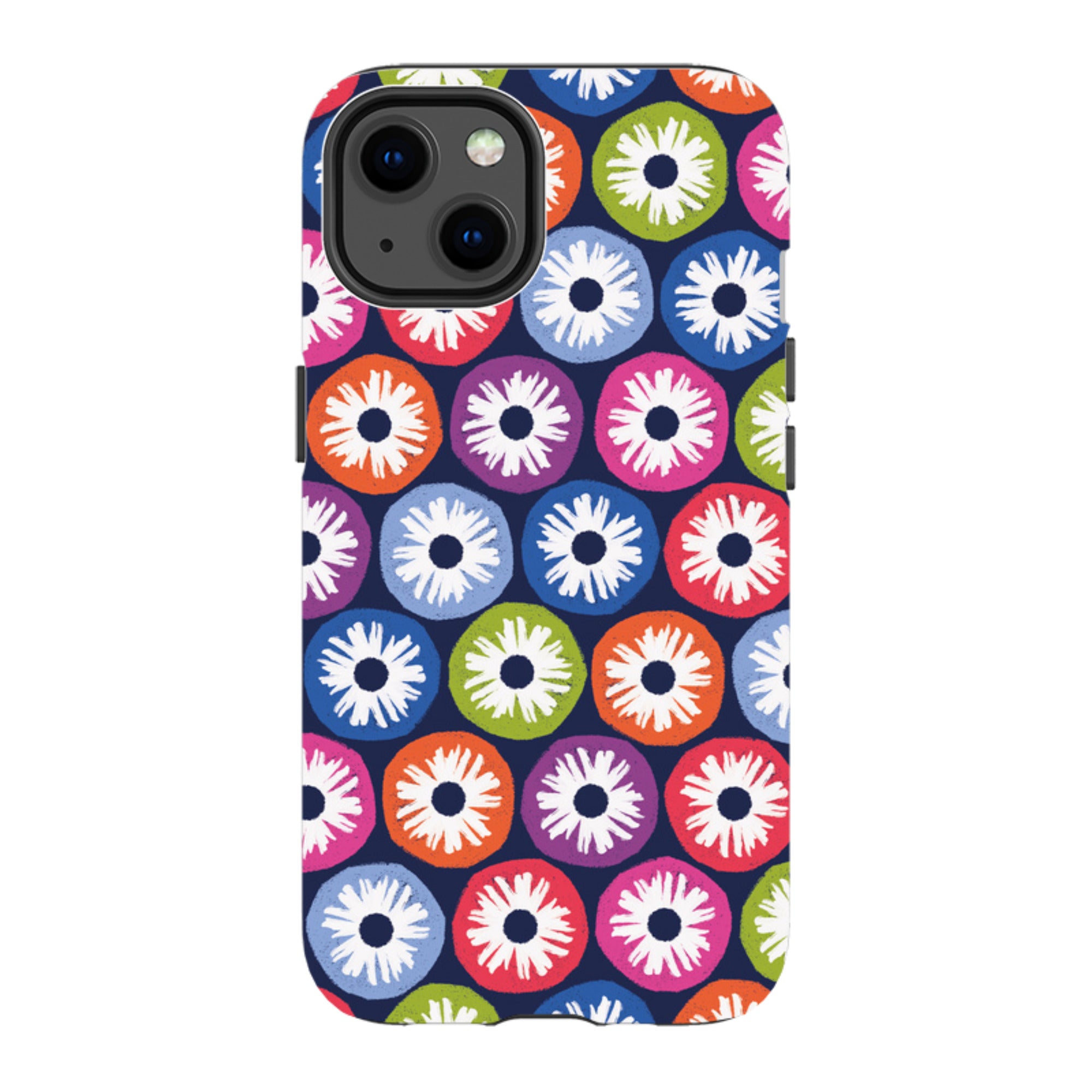 iPhone MagSafe Tough Case -  Penny Flowers Dark By Ali Brookes