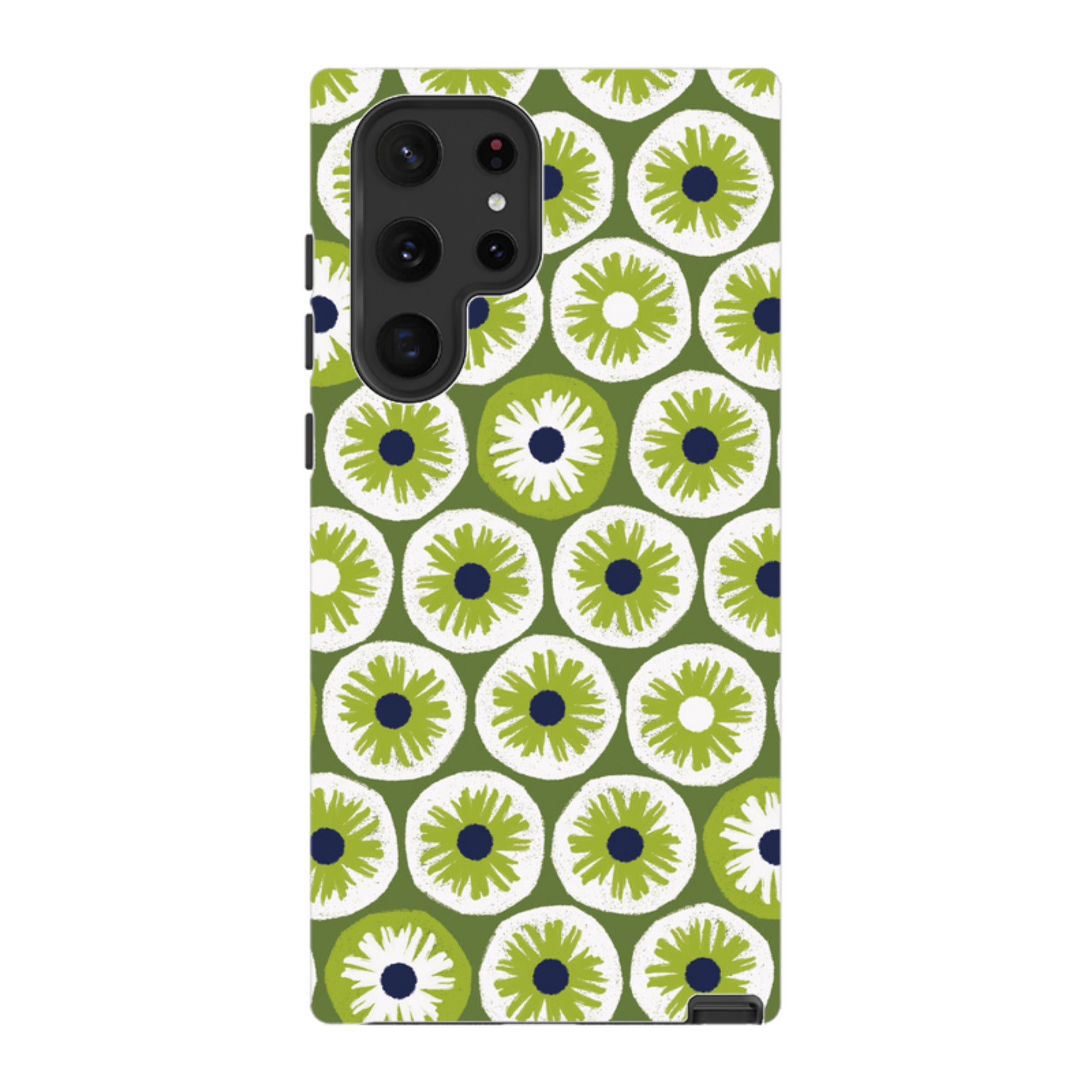 Samsung Tough Case - Penny Flowers Green By Ali Brookes