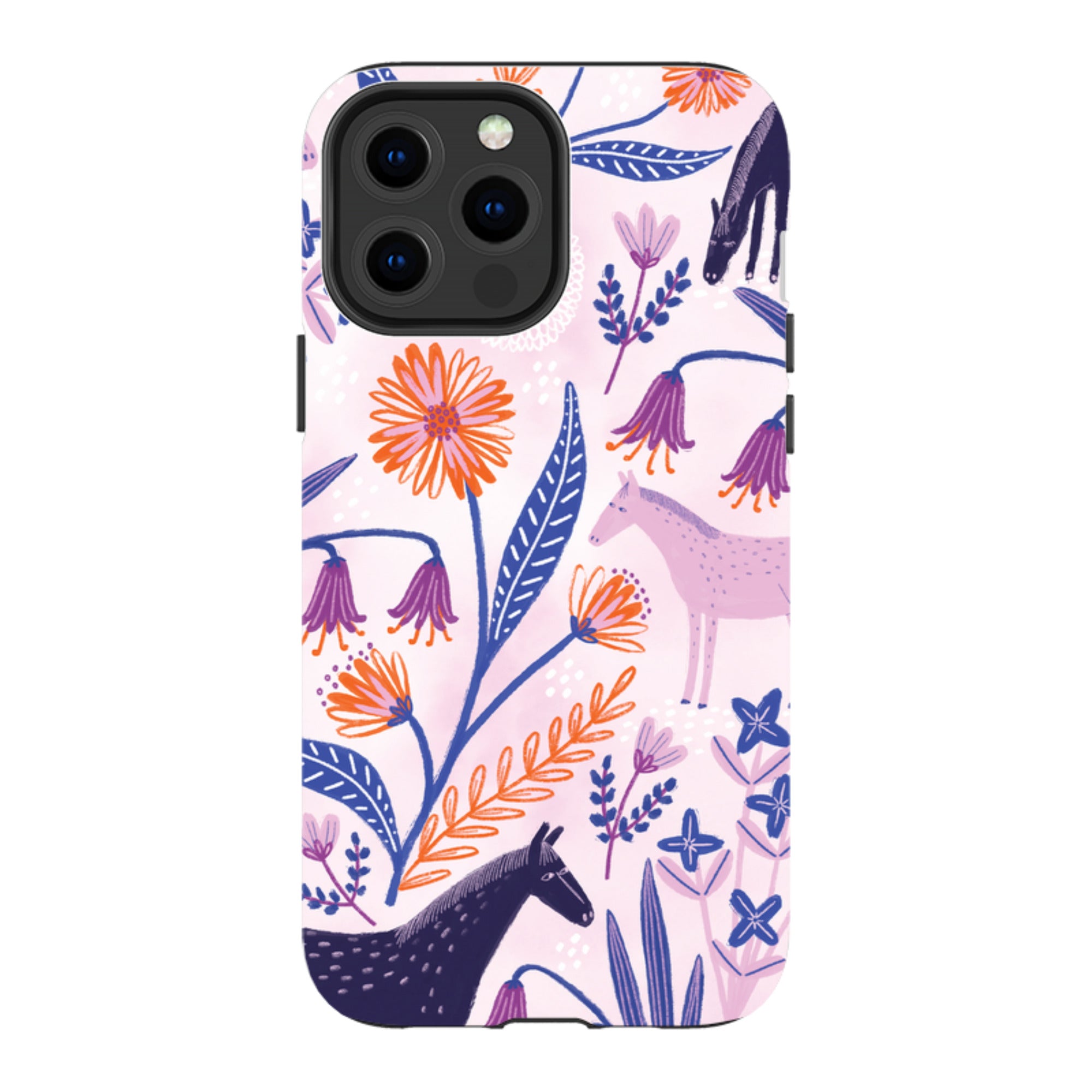 iPhone Tough Case - Wild Ponies By Lee Foster Wilson