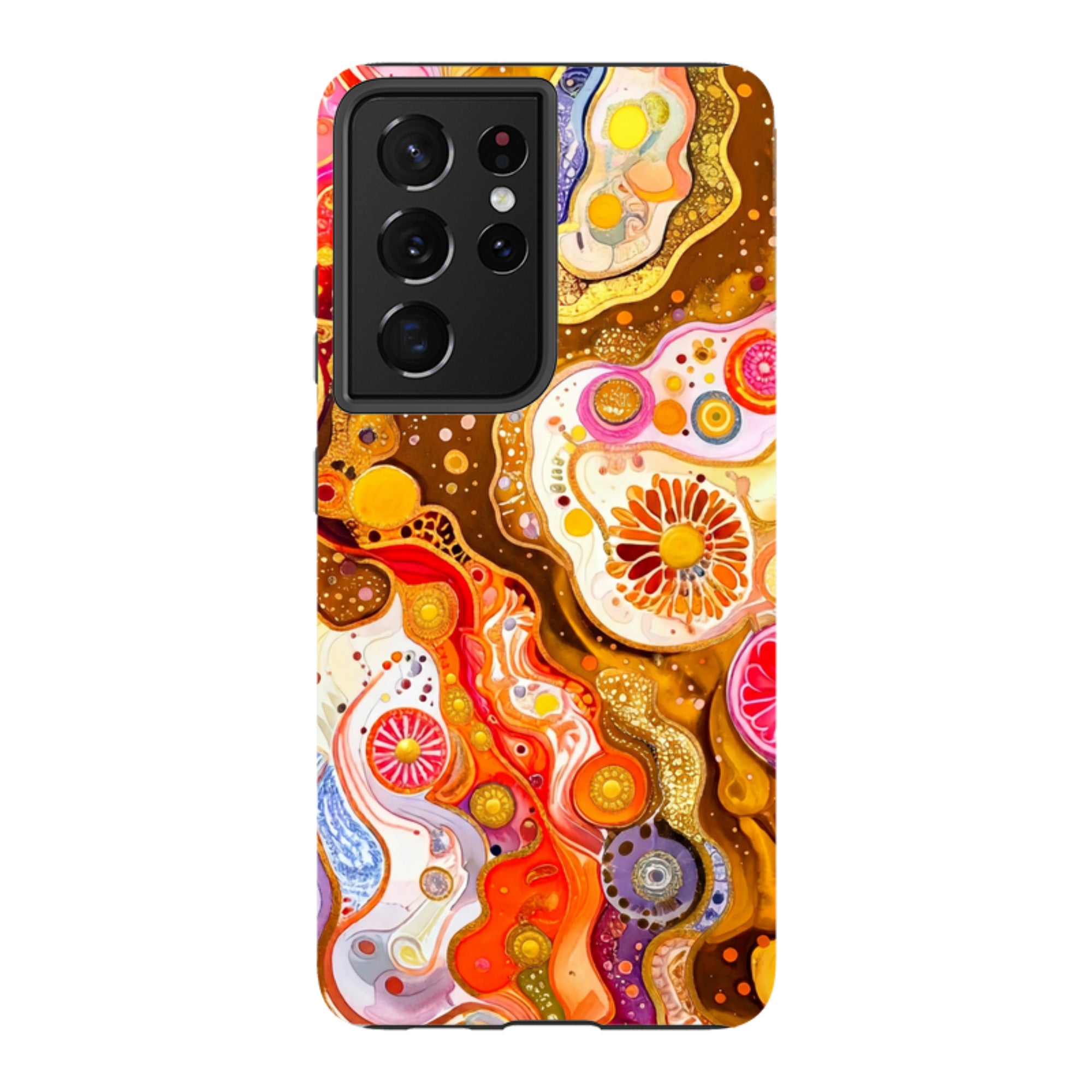 Samsung Tough  Case - Fire Marble