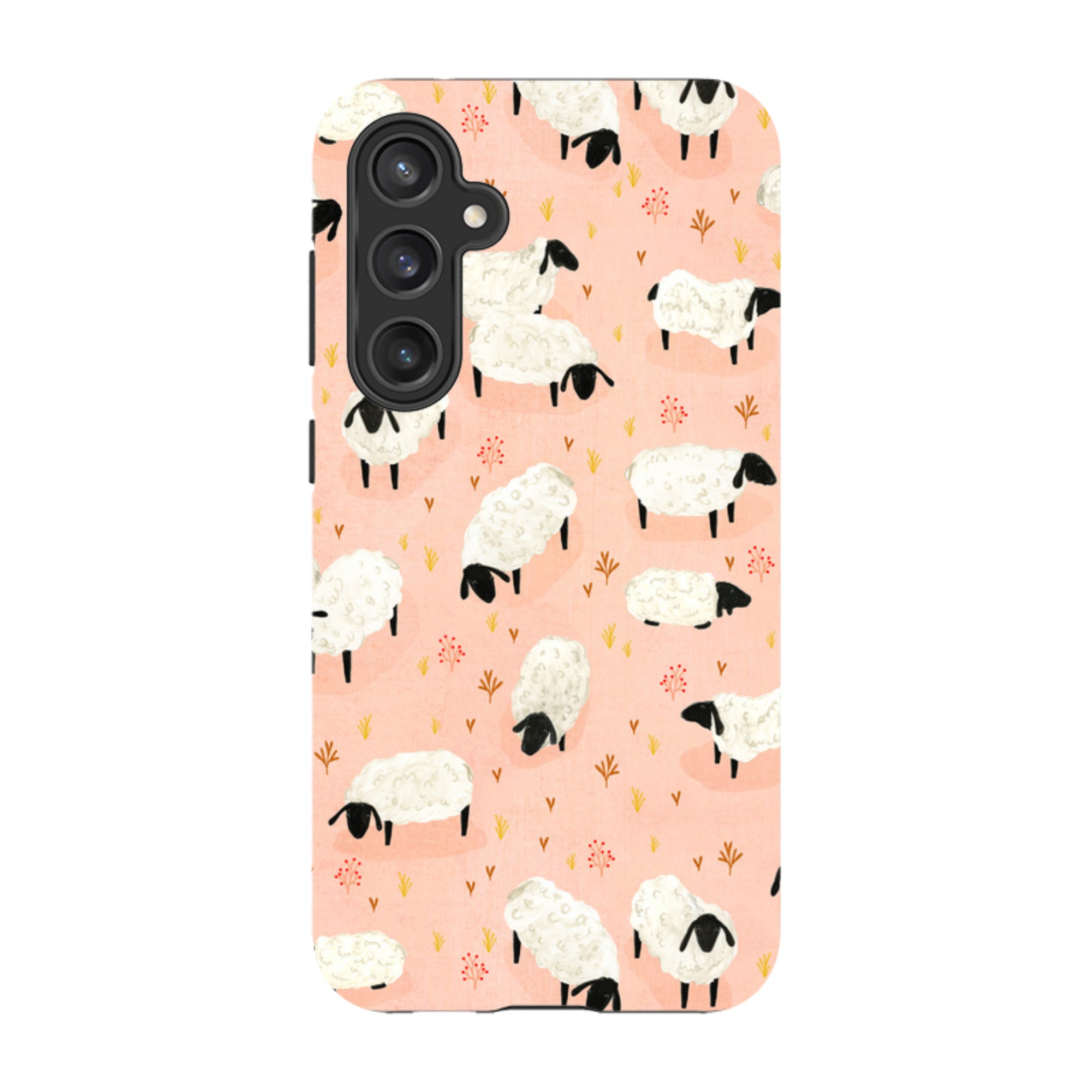 Samsung Tough Case - Sheep Pink By Katherine Quinn