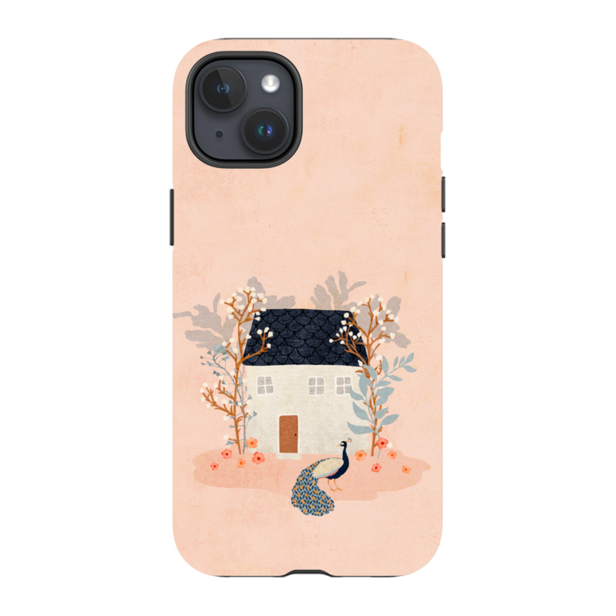 iPhone MagSafe Tough Case - Home Pink By Katherine Quinn