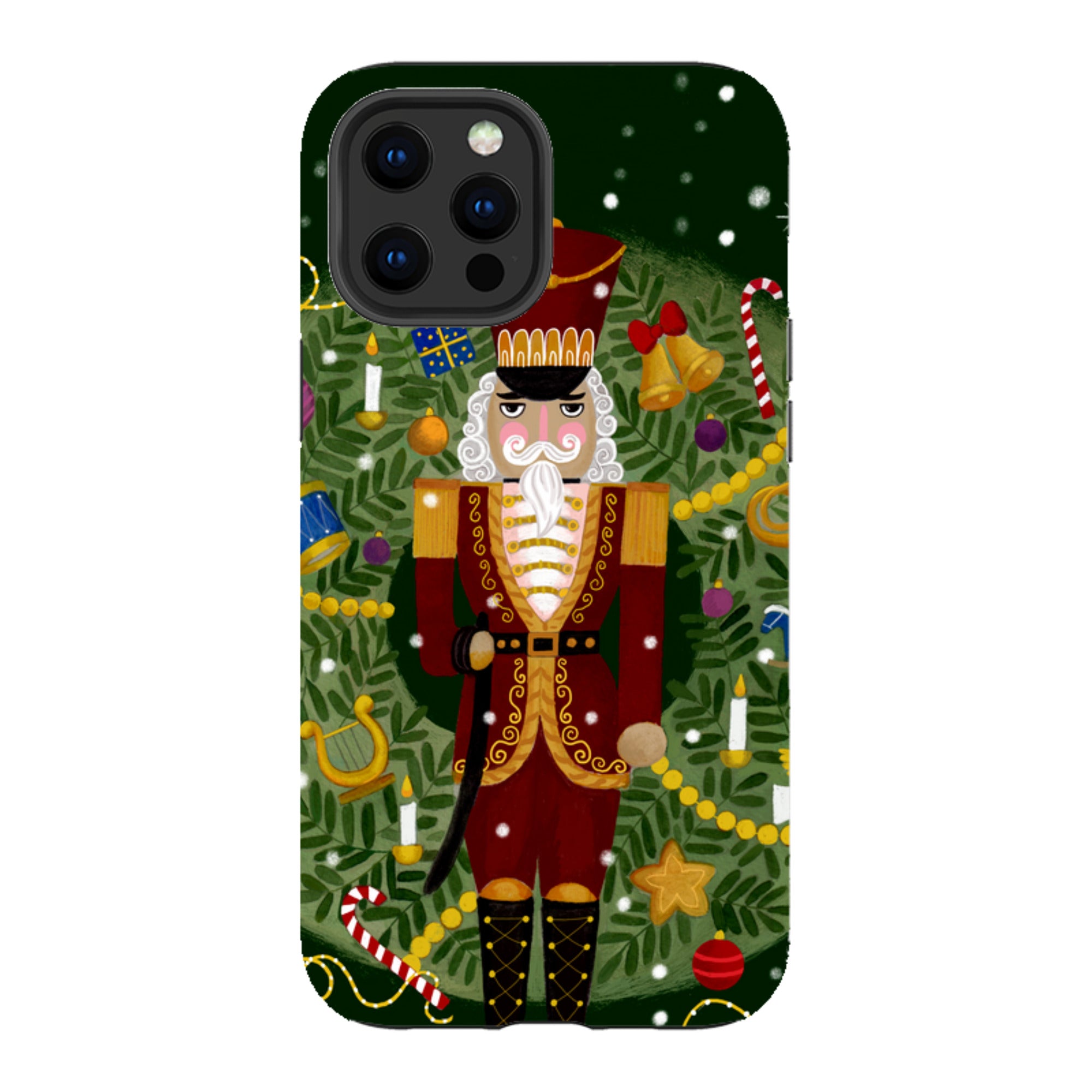 iPhone Tough Case - Red Nutcracker By Bex Parkin