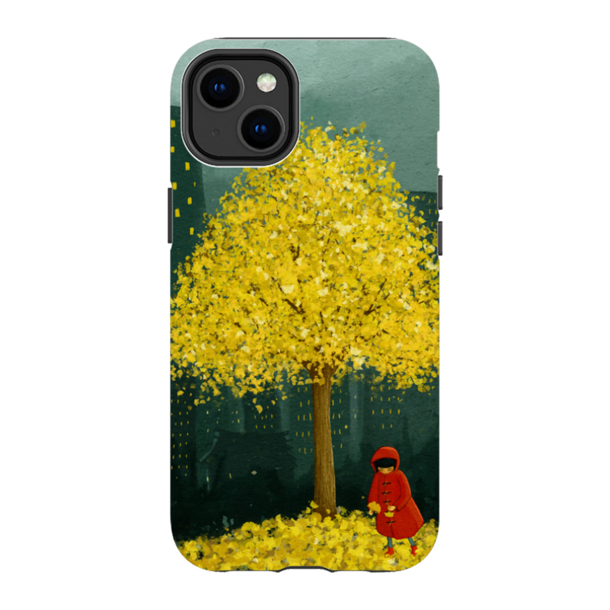 iPhone Tough Case - Gingko Tree By Maja Lindberg