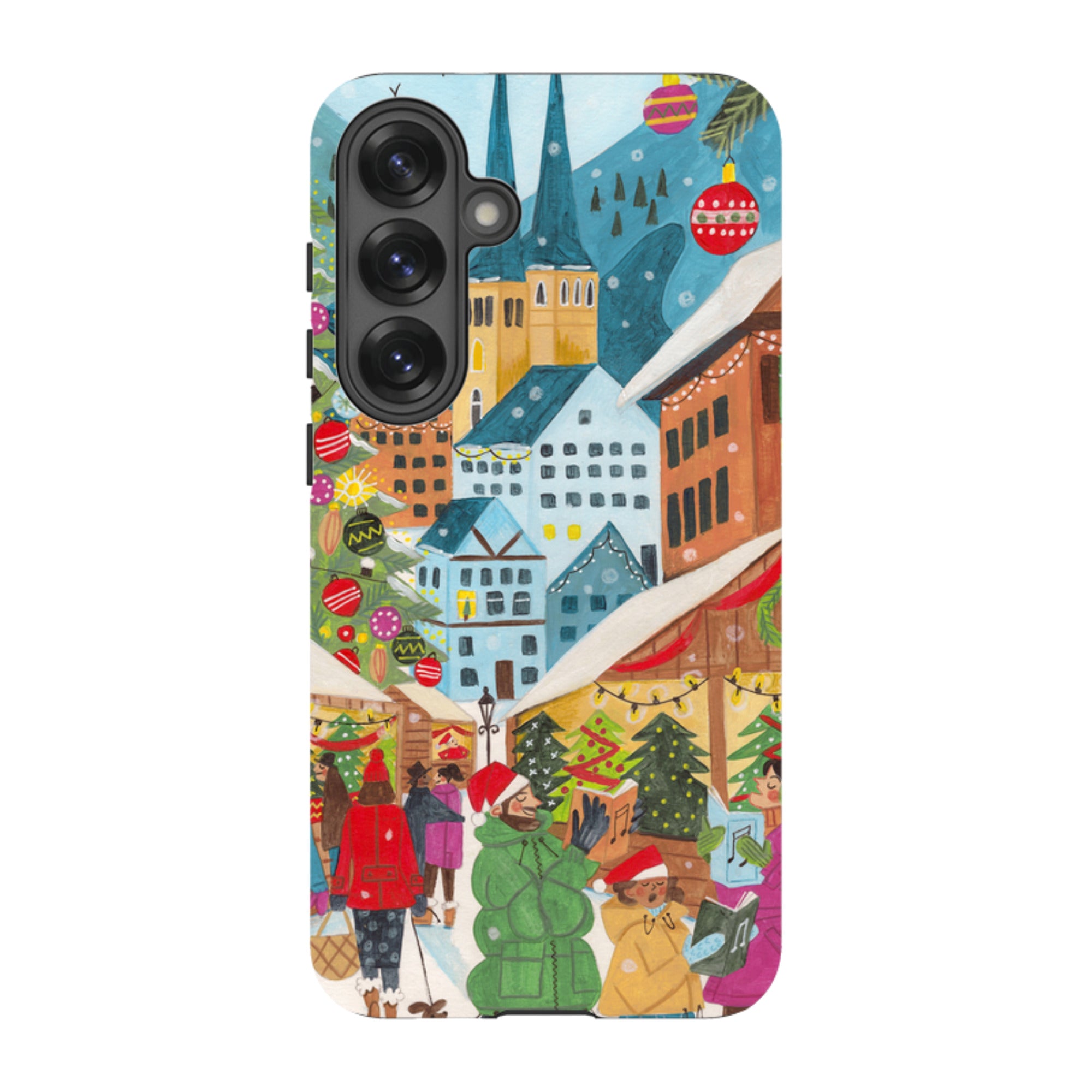 Samsung Tough Case - Christmas Market By Caroline Bonne Muller