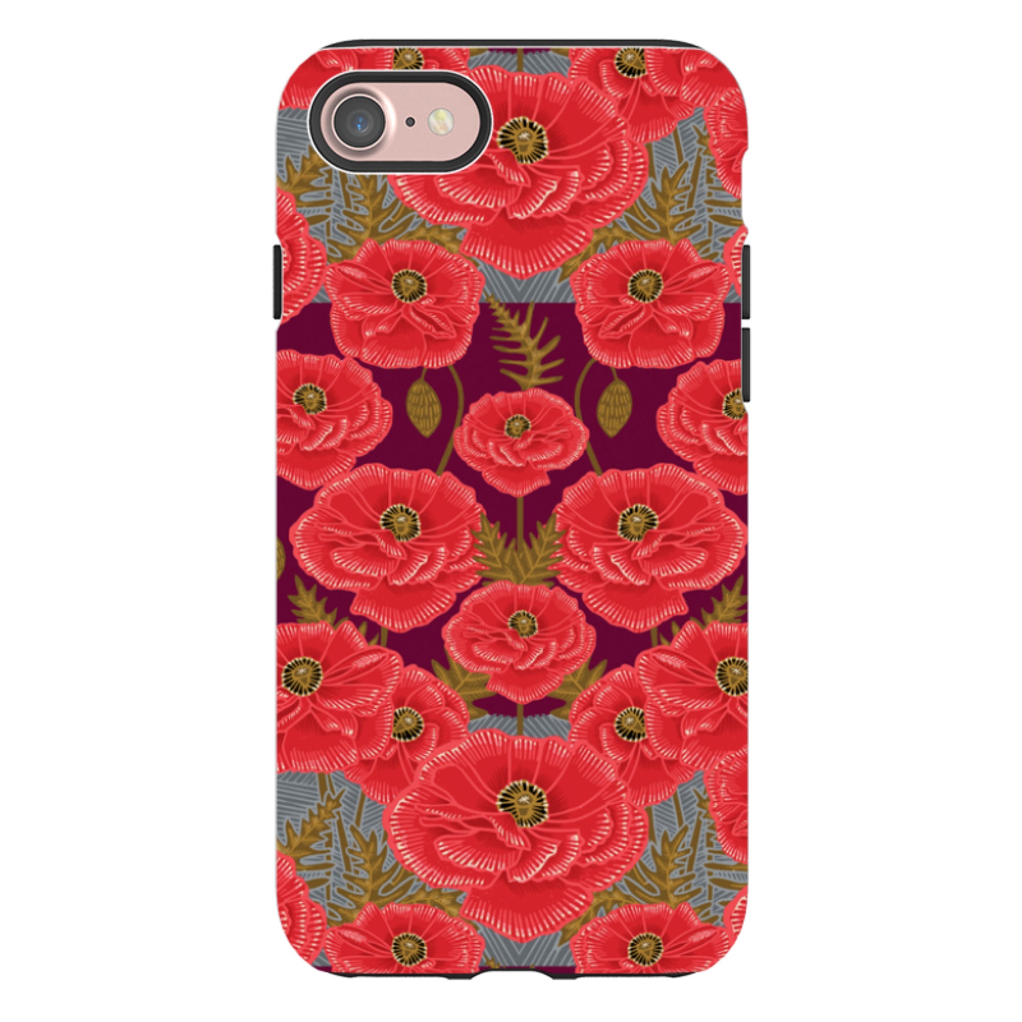 iPhone Case - Poppy Red By Kate Heiss