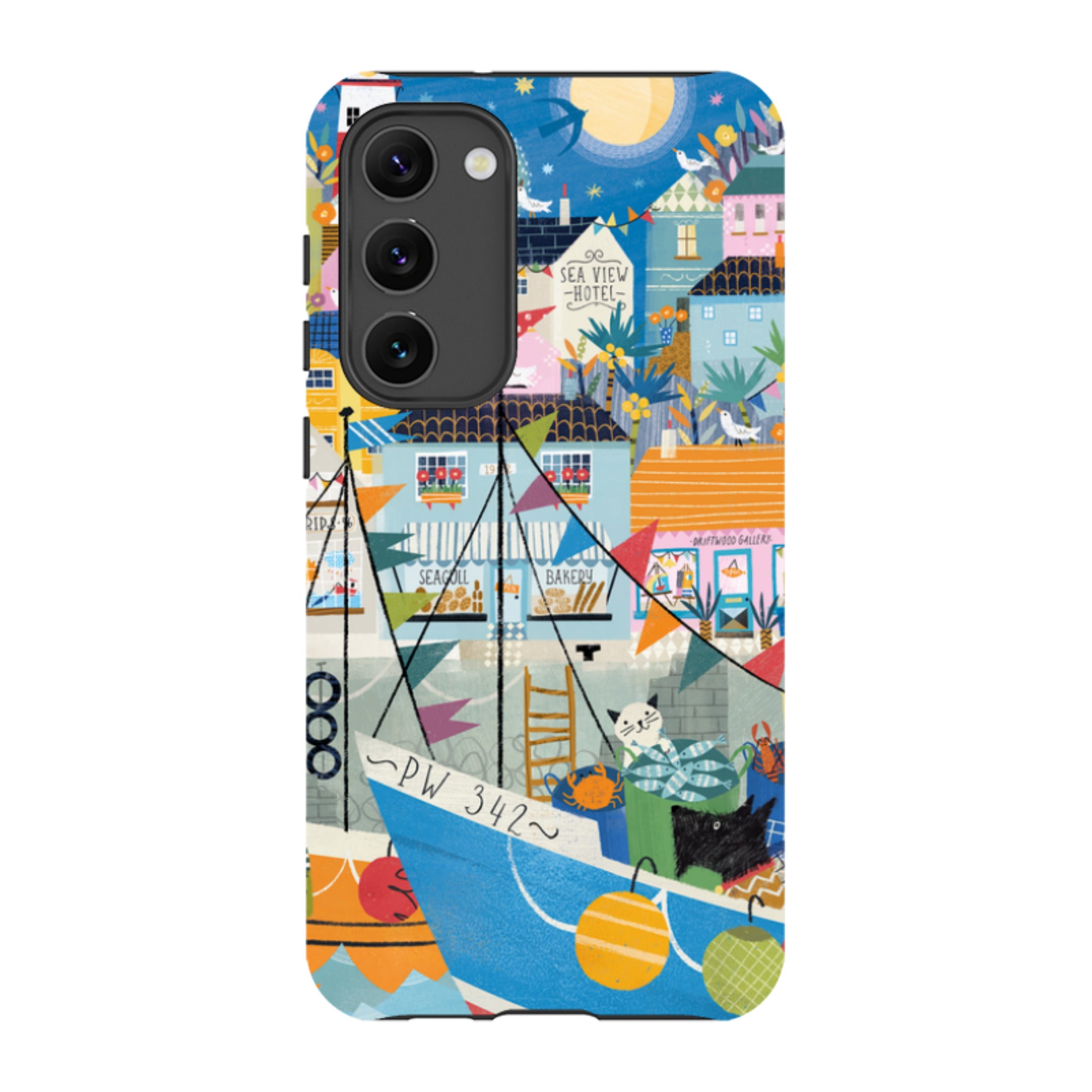 Samsung Tough  Case - Night Harbour 1 By Ali Brookes