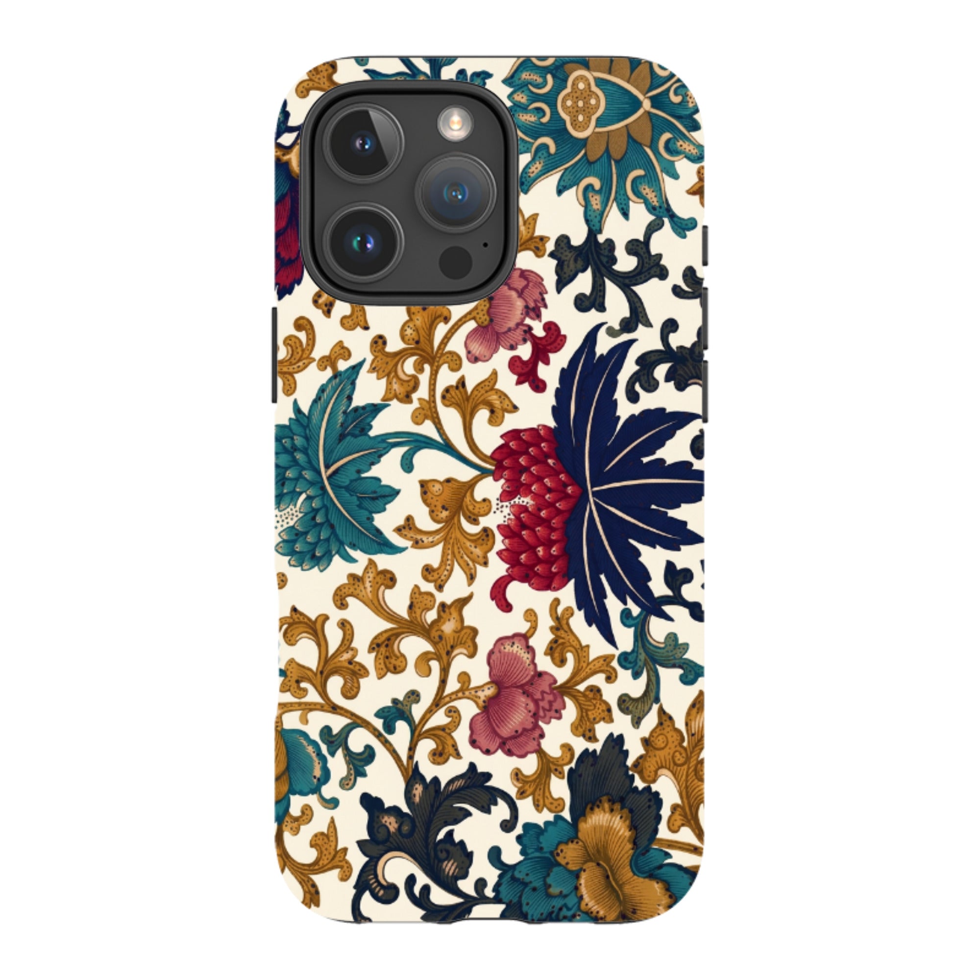 iPhone MagSafe Tough Case - Vintage Damask Floral