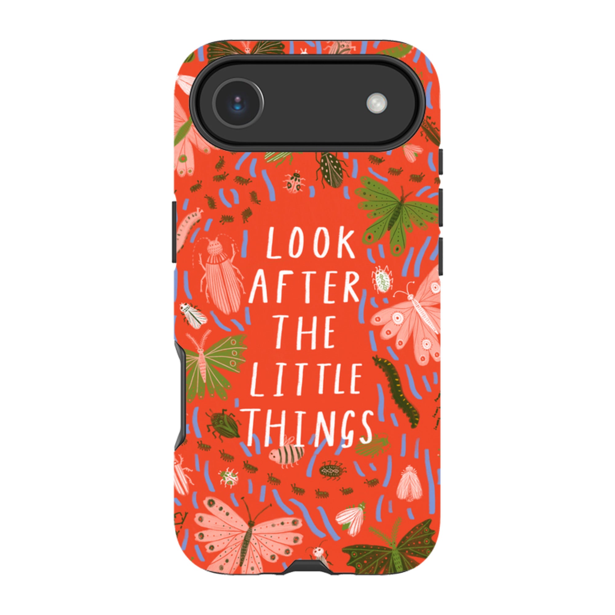 iPhone Tough Case - Little Things Orange By Lee Foster Wilson