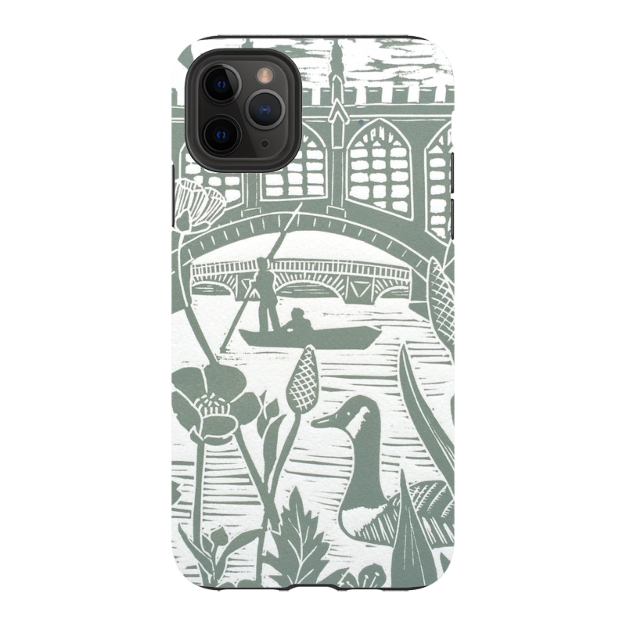 iPhone Tough Case - Punting At Cambridge By Kate Heiss