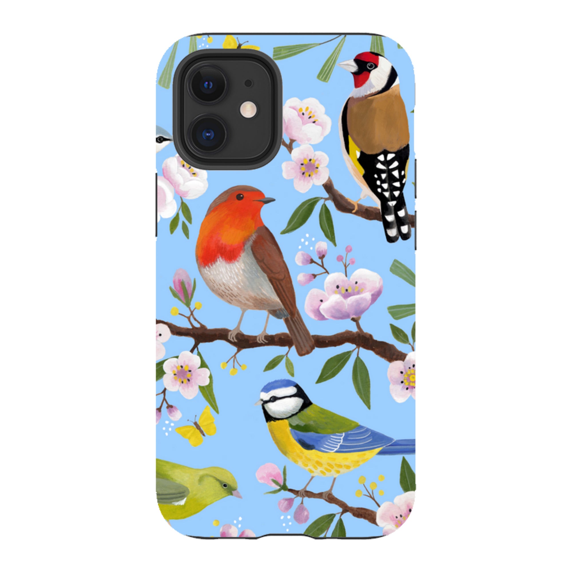 iPhone Tough Case - Garden Birds By Bex Parkin