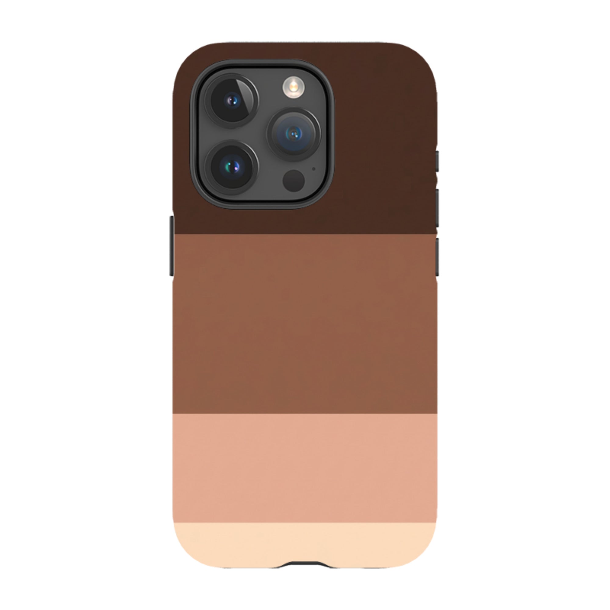 iPhone Tough Case - Brown Gradient