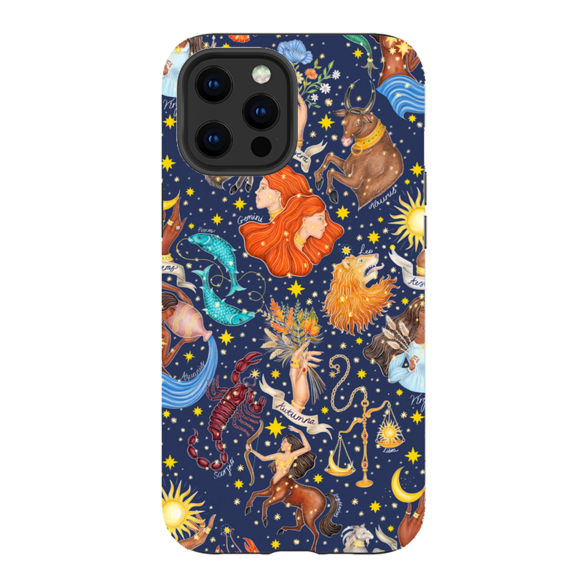 iPhone Tough Case - Zodiac Composite By Catherine Rowe